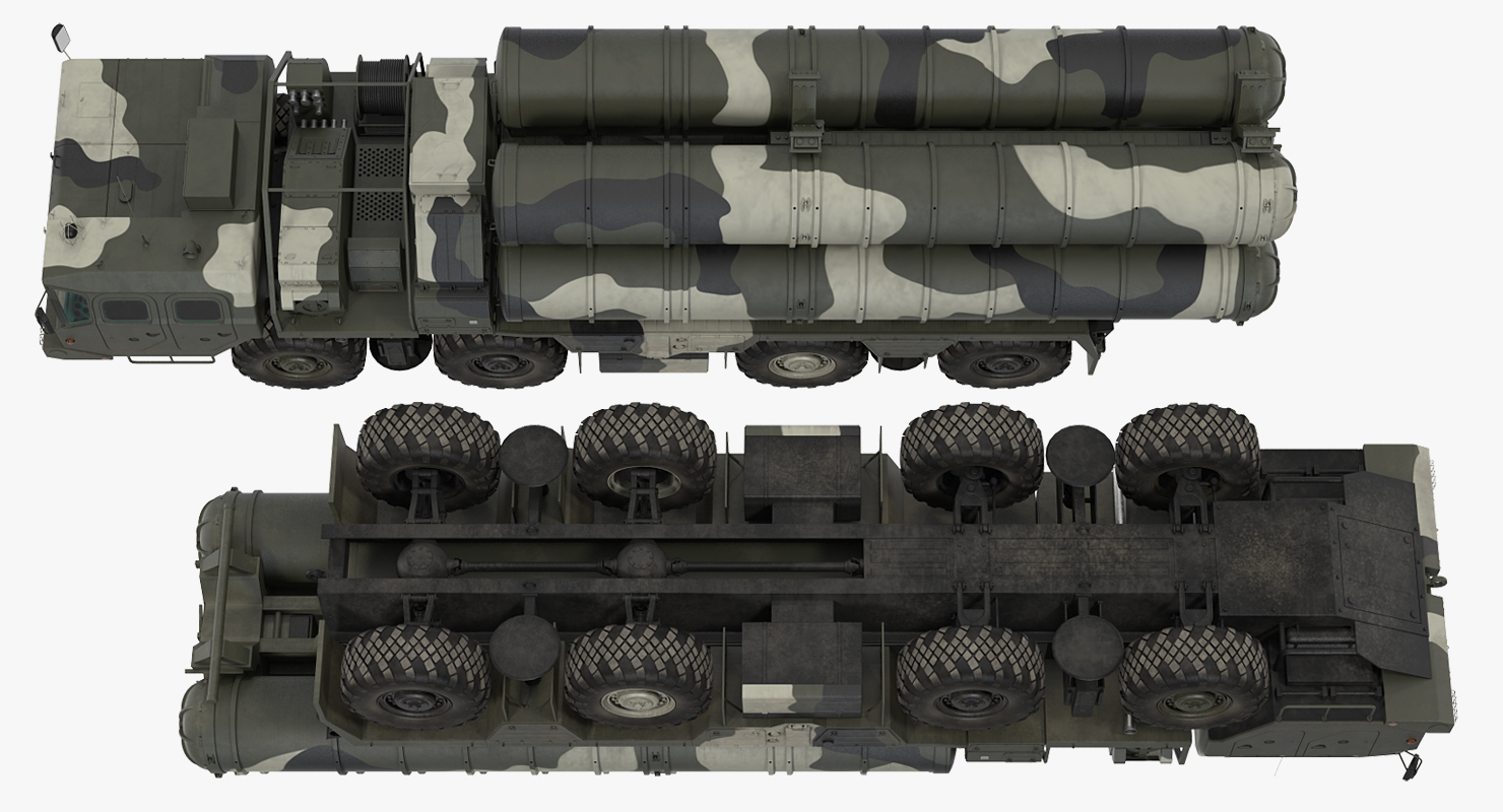 3D model SA 10 Grumble or S 300 Russian Missile System