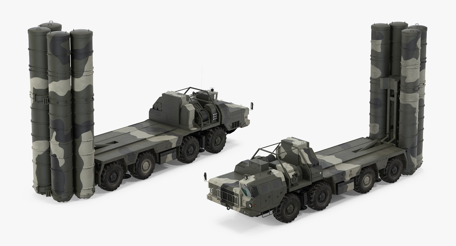 3D model SA 10 Grumble or S 300 Russian Missile System