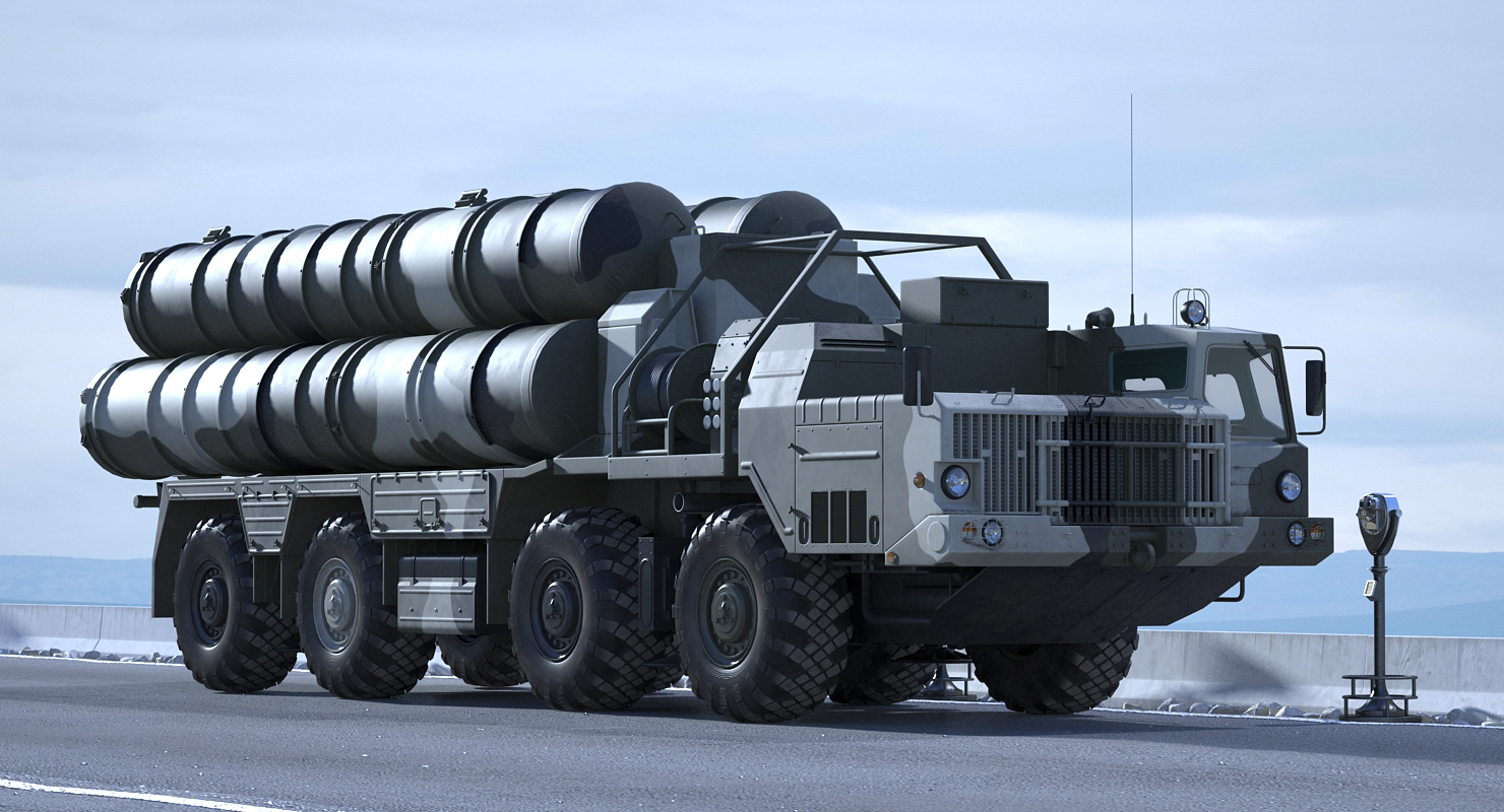 3D model SA 10 Grumble or S 300 Russian Missile System