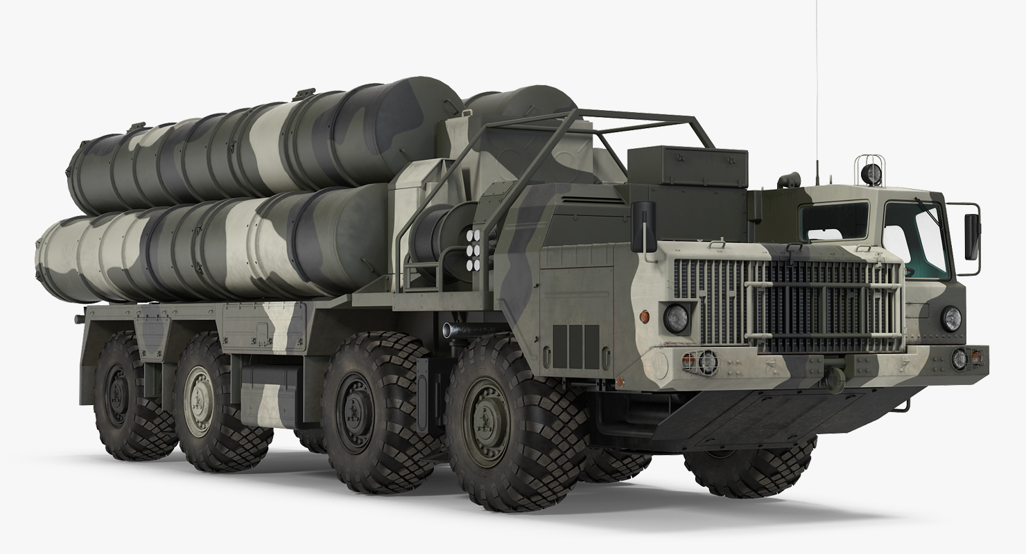 3D model SA 10 Grumble or S 300 Russian Missile System