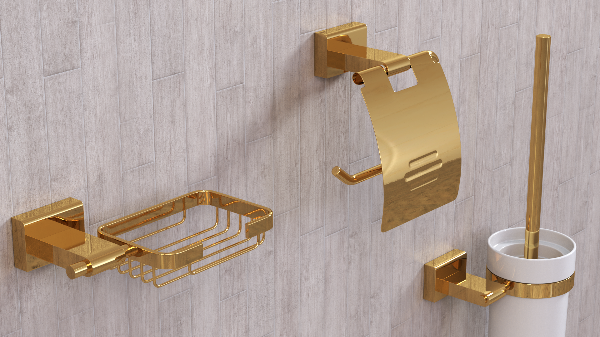 Bathroom Wall Accessories Set, view 6