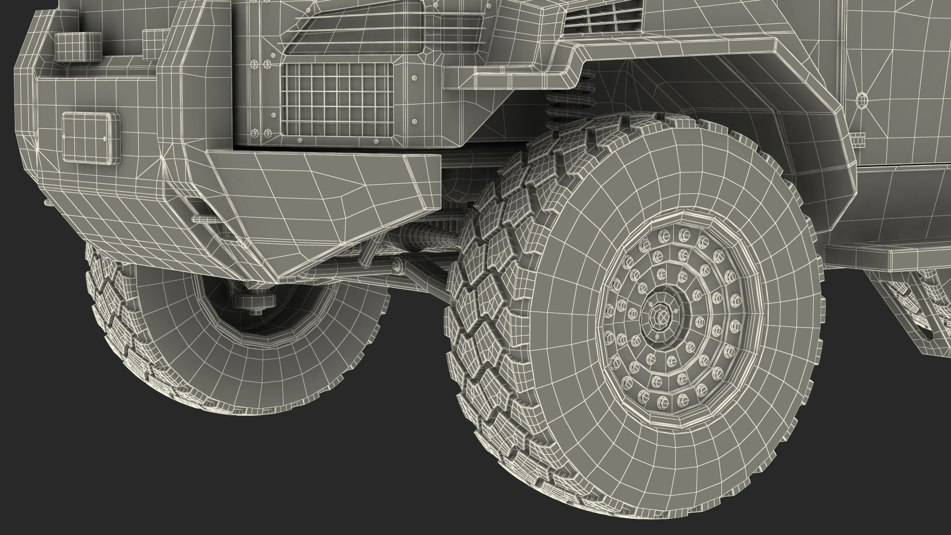 3D model Armored SWAT Truck Pit-Bull VX