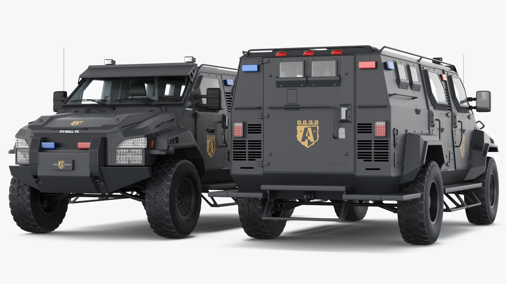 3D model Armored SWAT Truck Pit-Bull VX