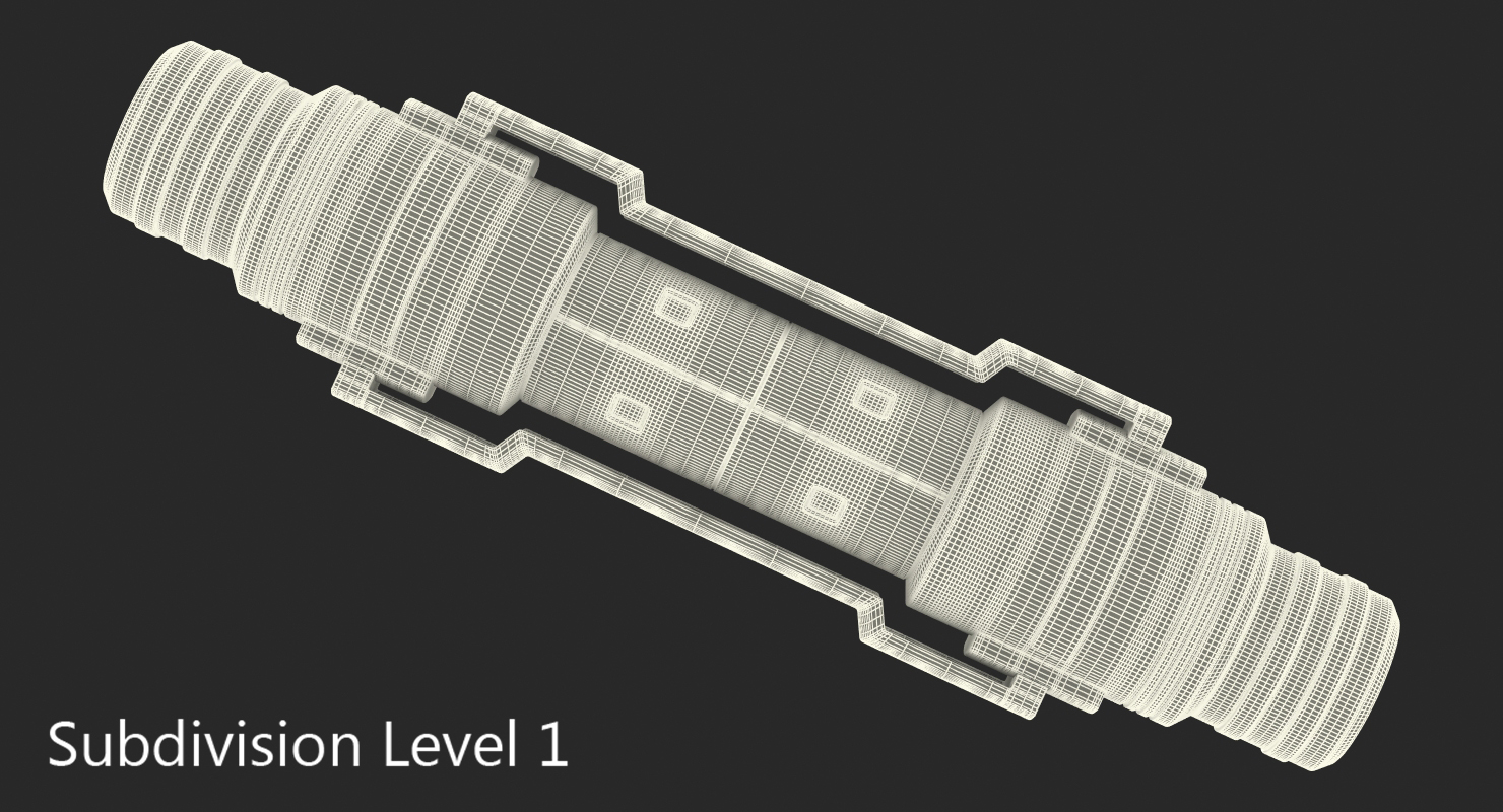 Sci Fi Anodized Piston 3 3D model