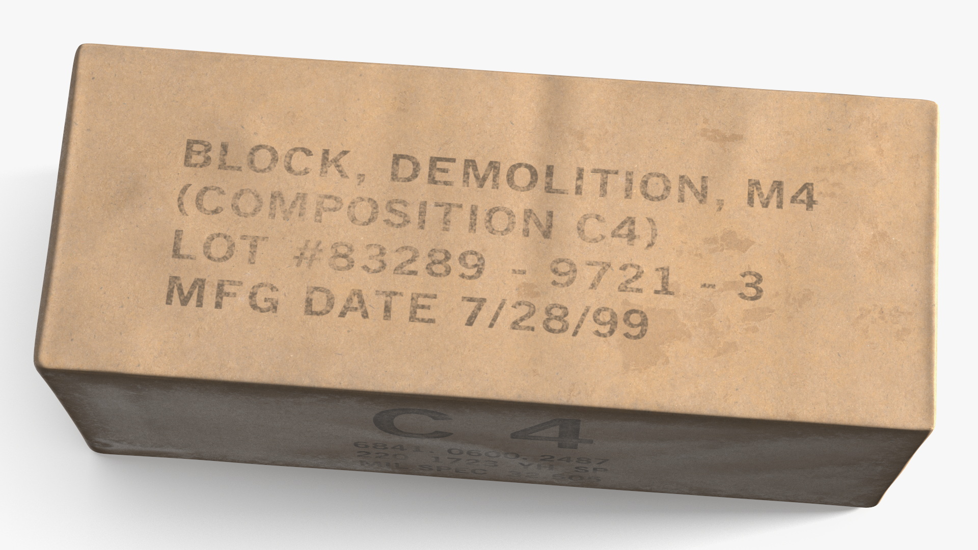 C4 Explosive Military Demolition Block, view 6