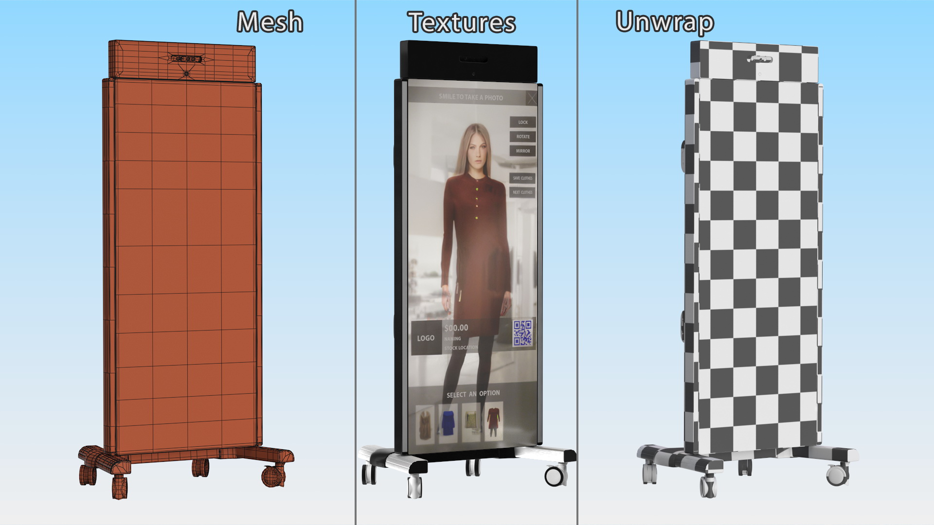 3D Virtual Dressing Mirror model