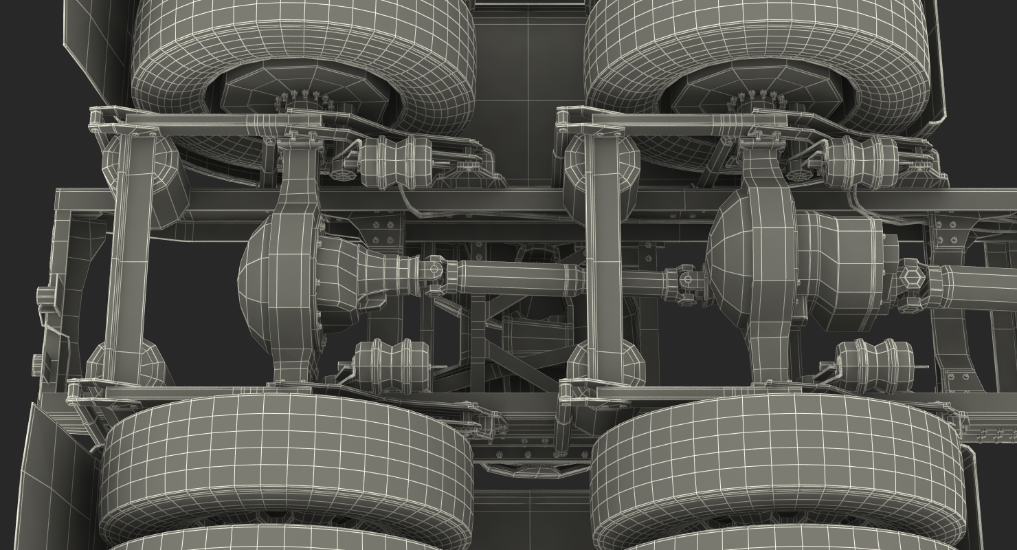 3D Truck Chassis model