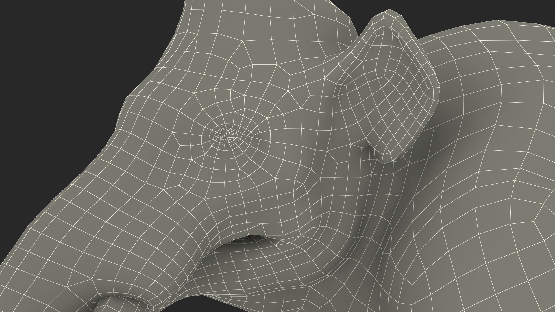 3D model Mammoth Walking Pose