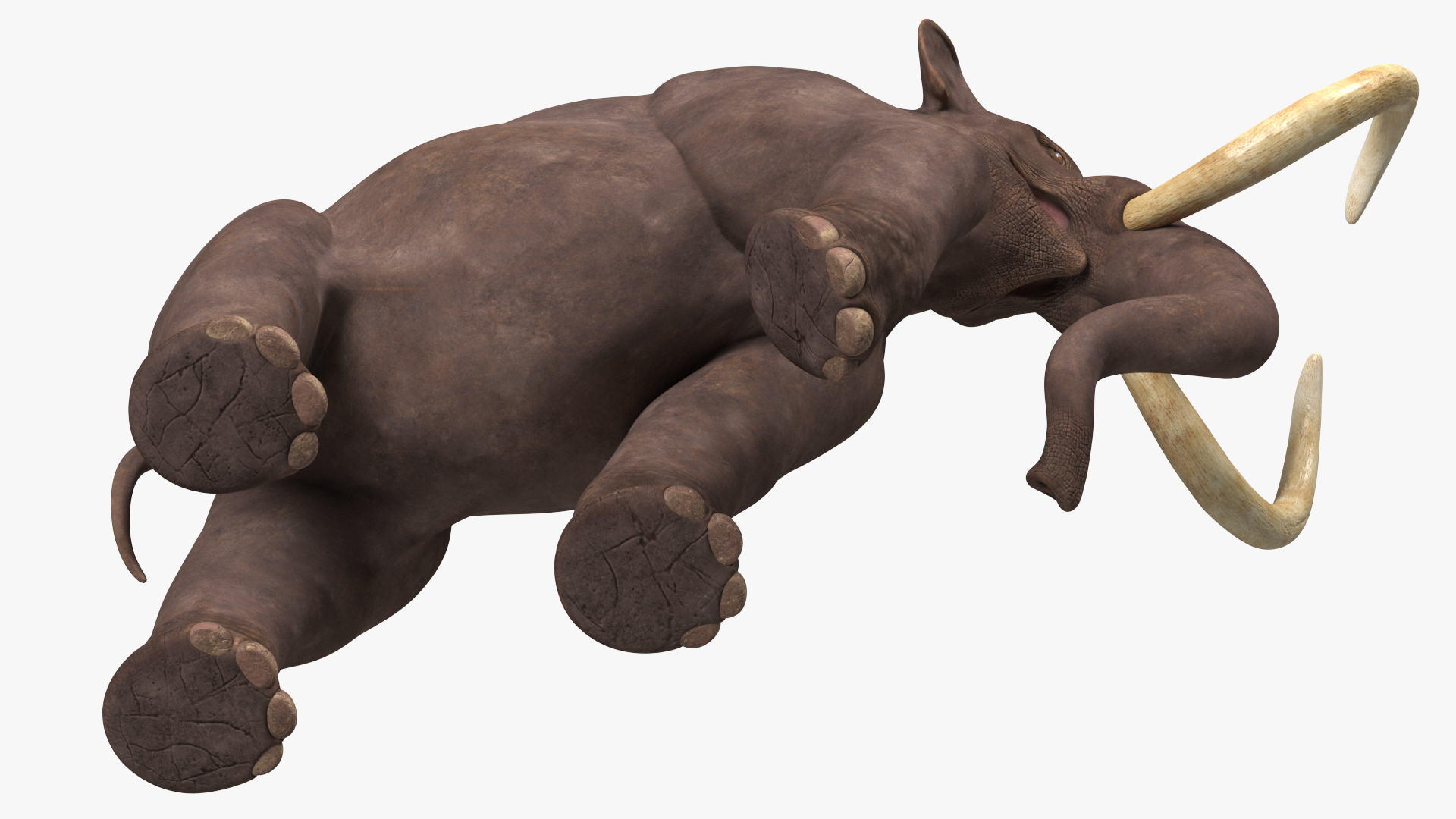 3D model Mammoth Walking Pose