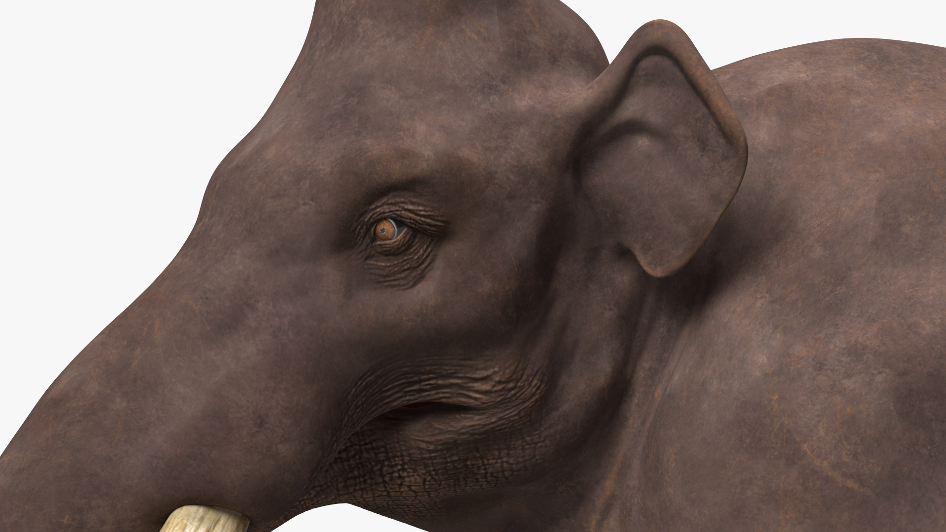 3D model Mammoth Walking Pose