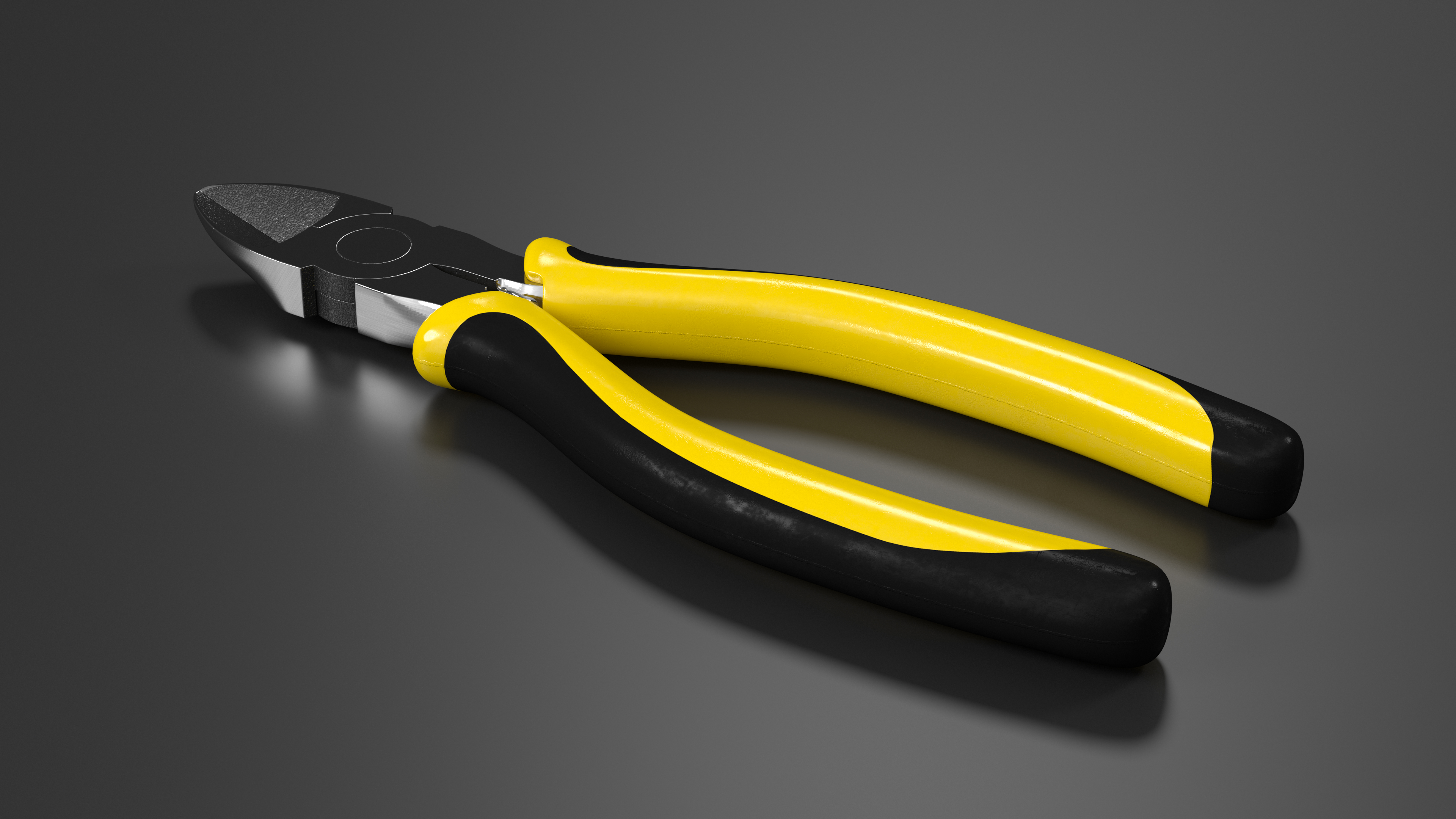 3D Side Cutter Pliers model