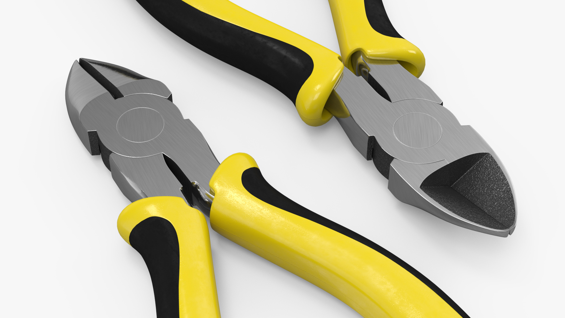 3D Side Cutter Pliers model