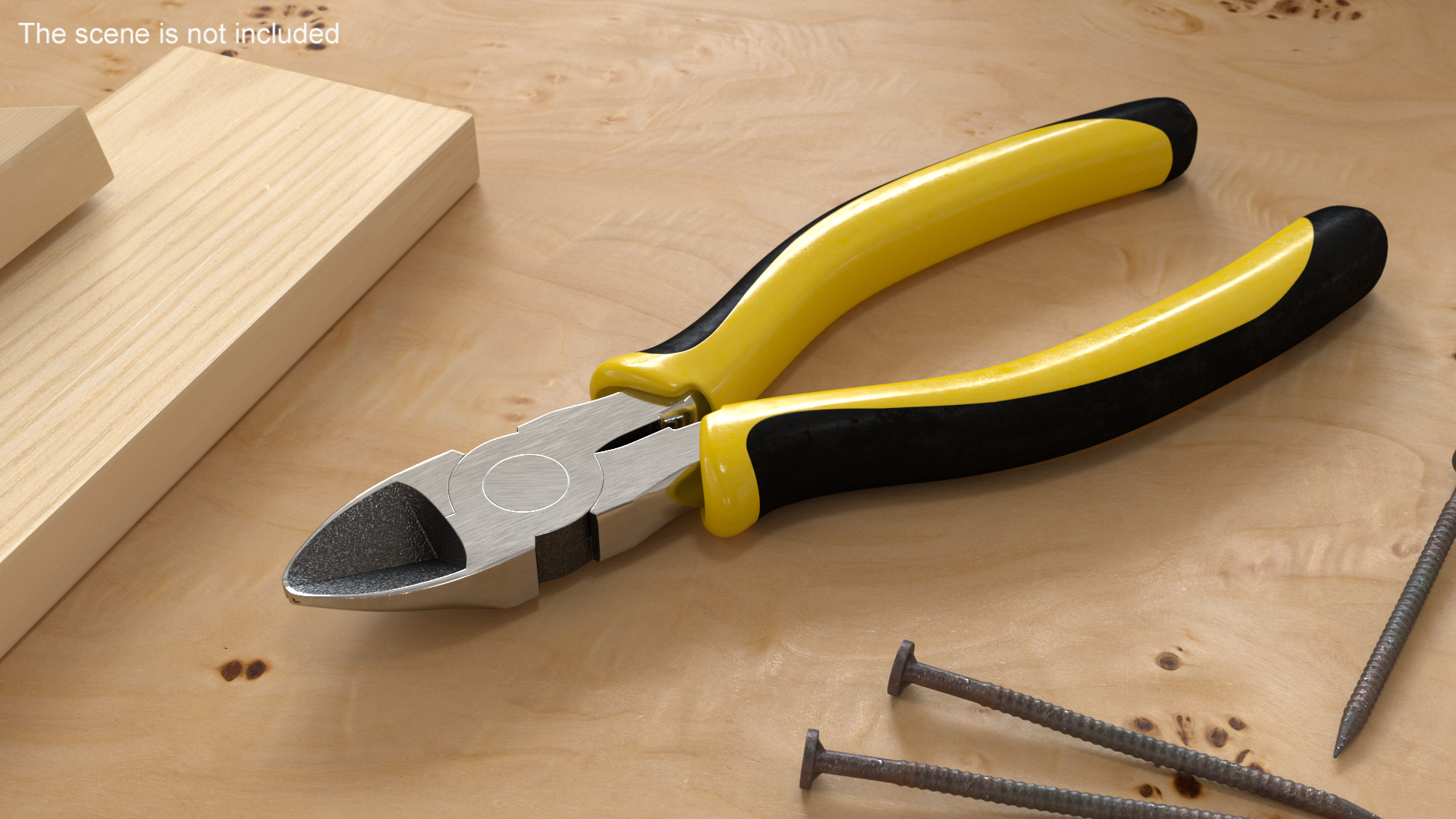 3D Side Cutter Pliers model