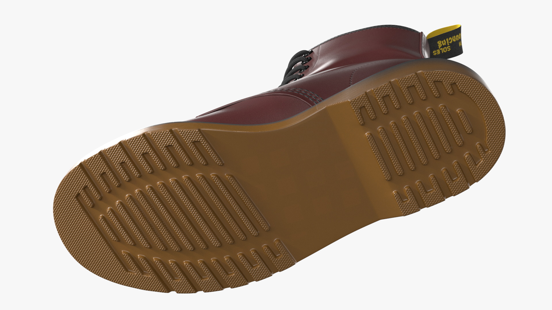 3D Dr Martens 1460 Smooth Cherry Red model