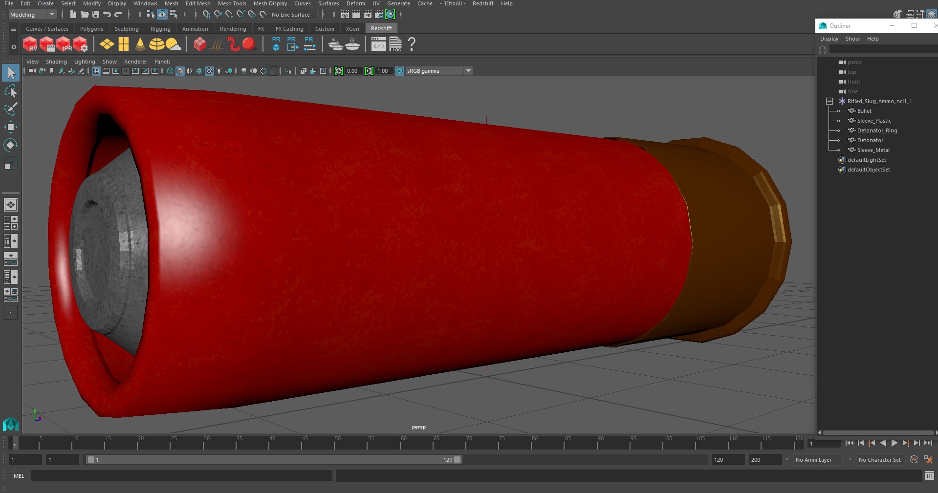 3D Rifled Slug Ammo