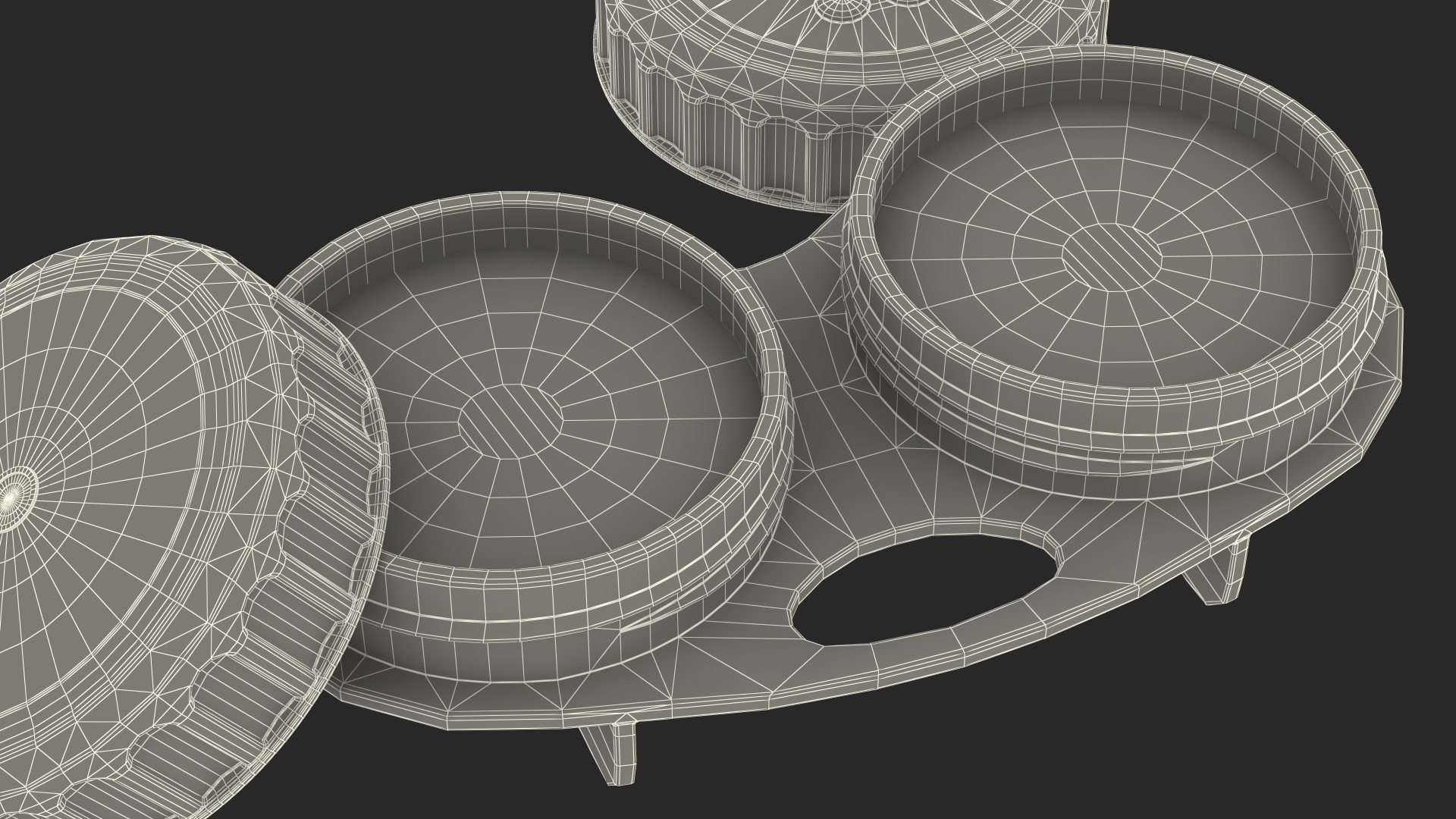 Bausch and Lomb Contact Lens and Case 3D