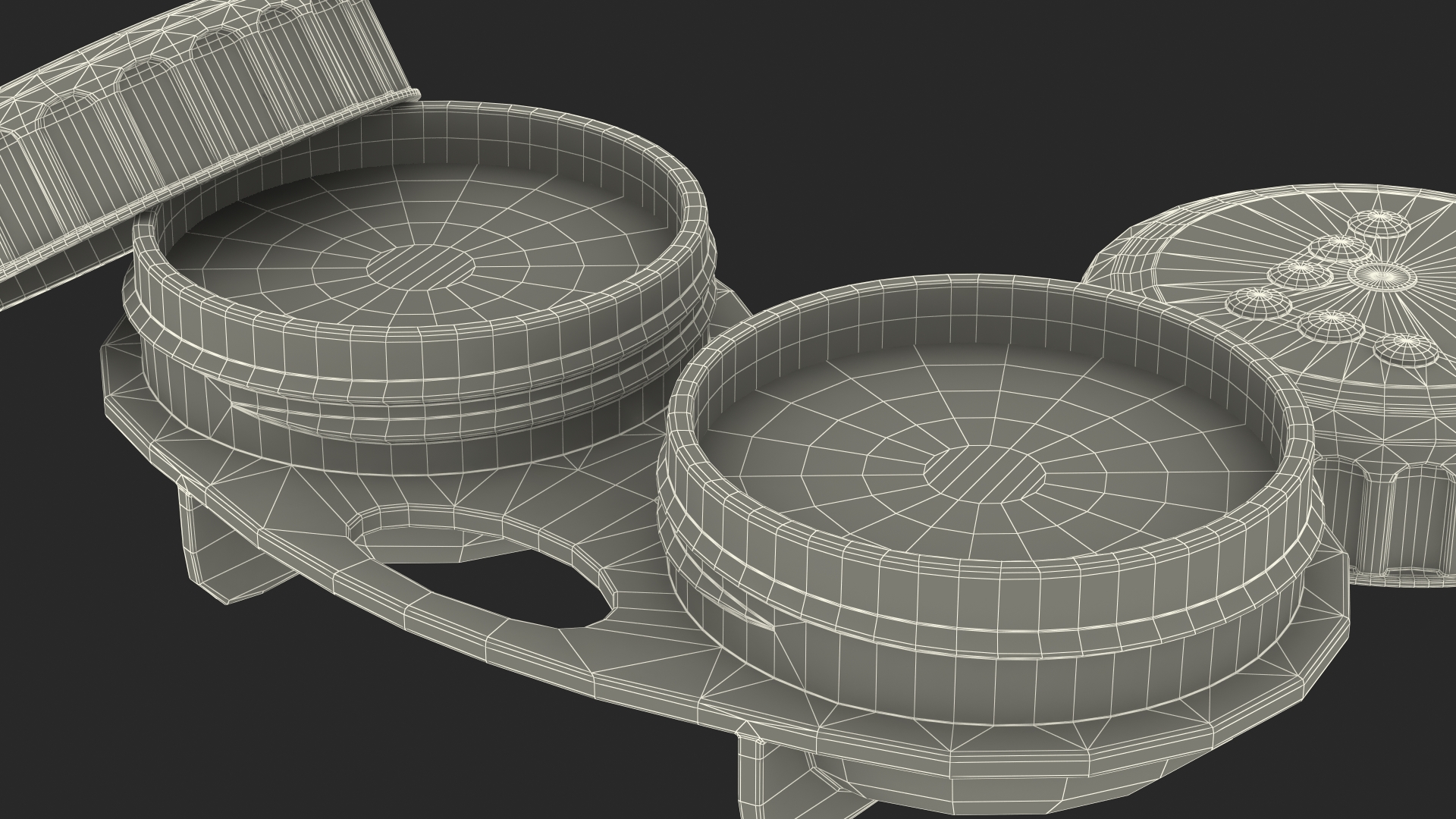 Bausch and Lomb Contact Lens and Case 3D