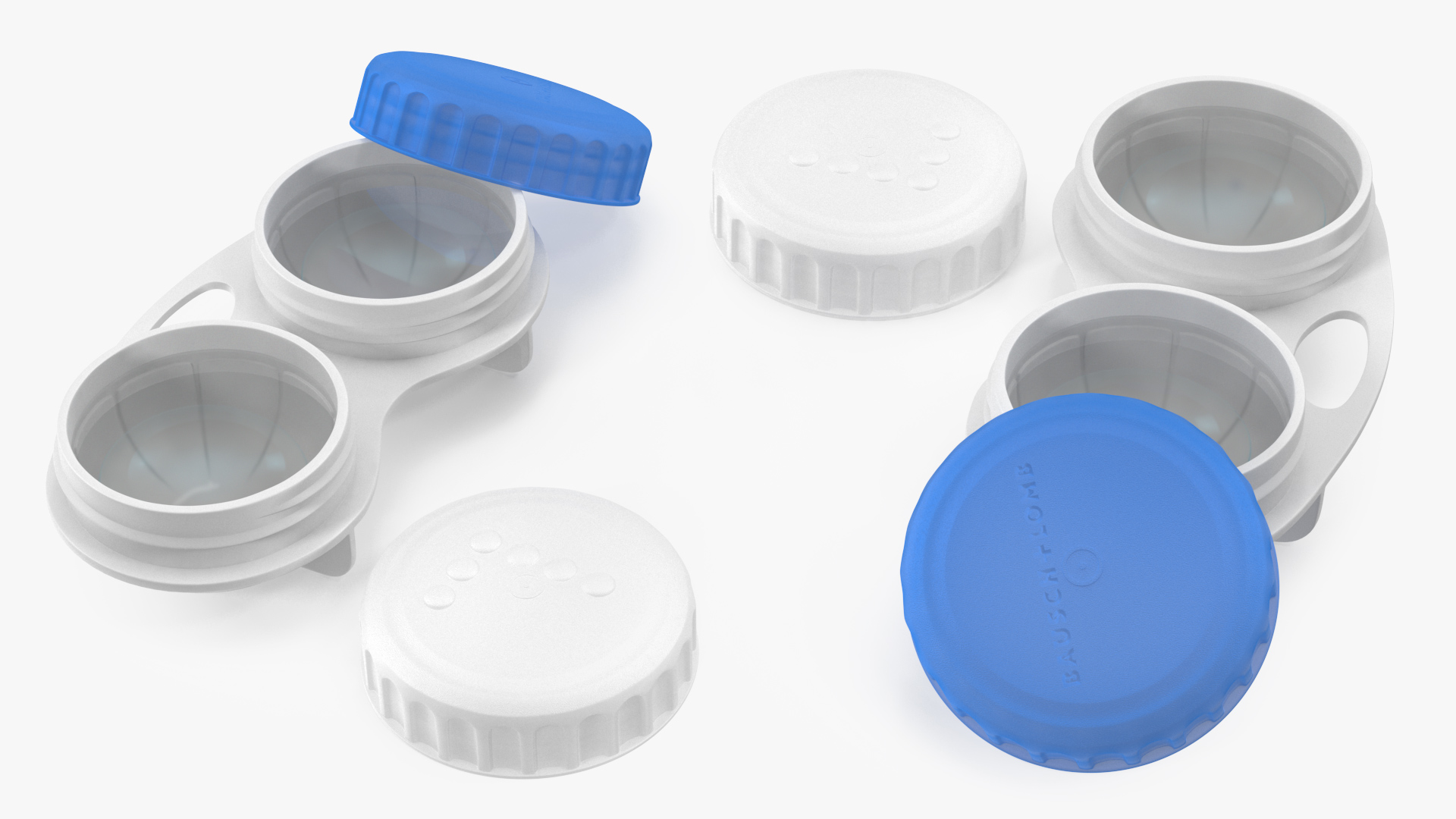 Bausch and Lomb Contact Lens and Case 3D