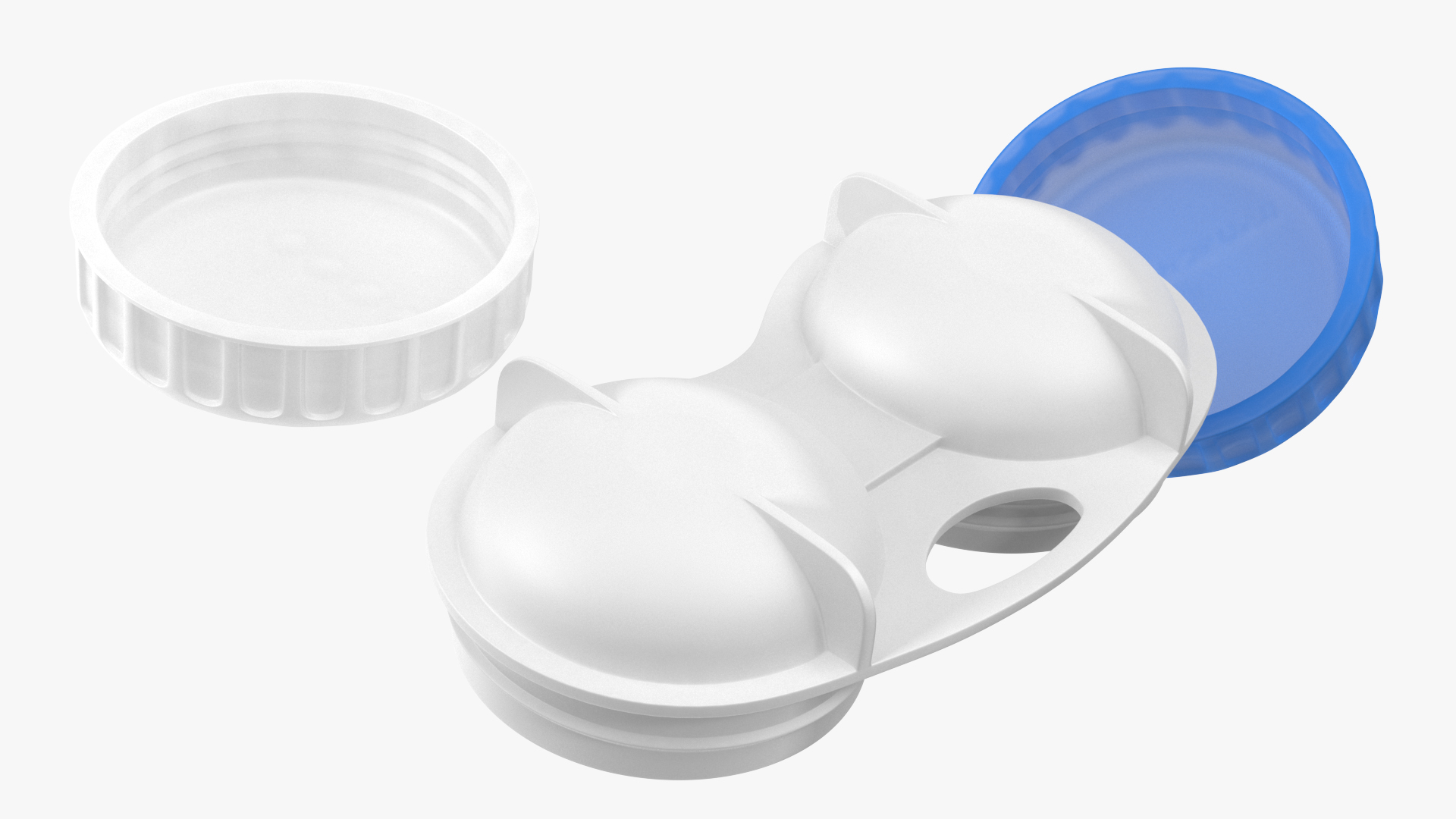 Bausch and Lomb Contact Lens and Case 3D