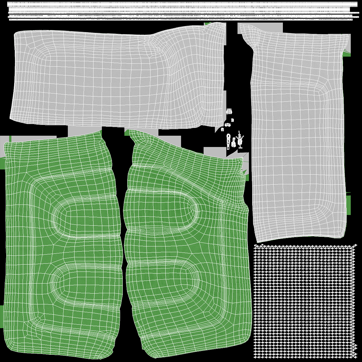 3D model Camping Sleeping Bag