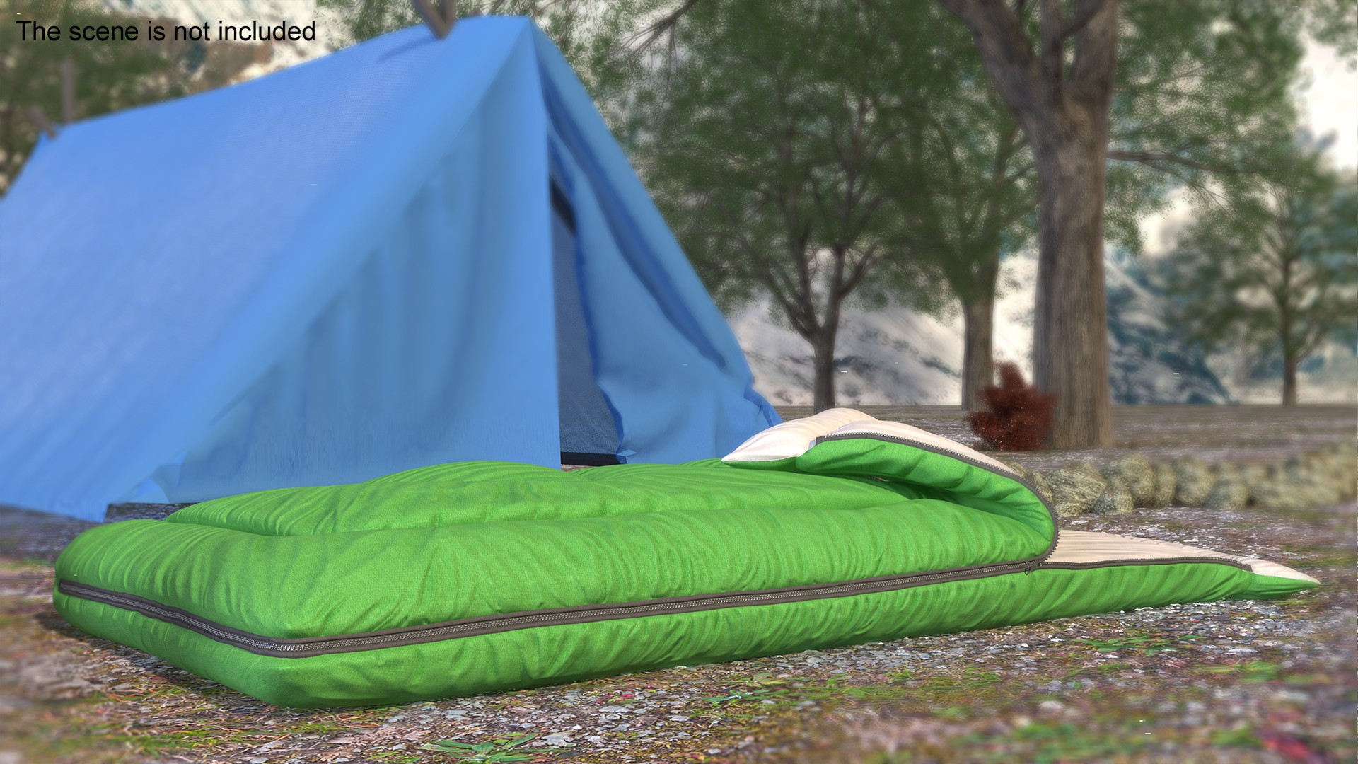 3D model Camping Sleeping Bag