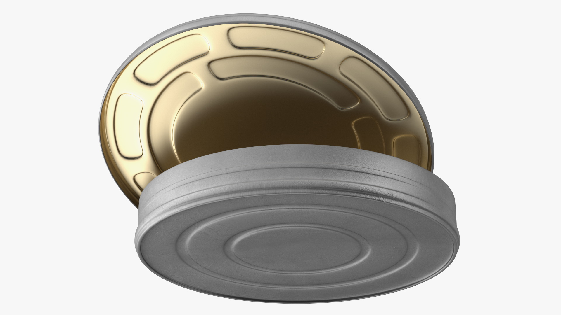 Vintage Movie Negative Film Reel Case 3D