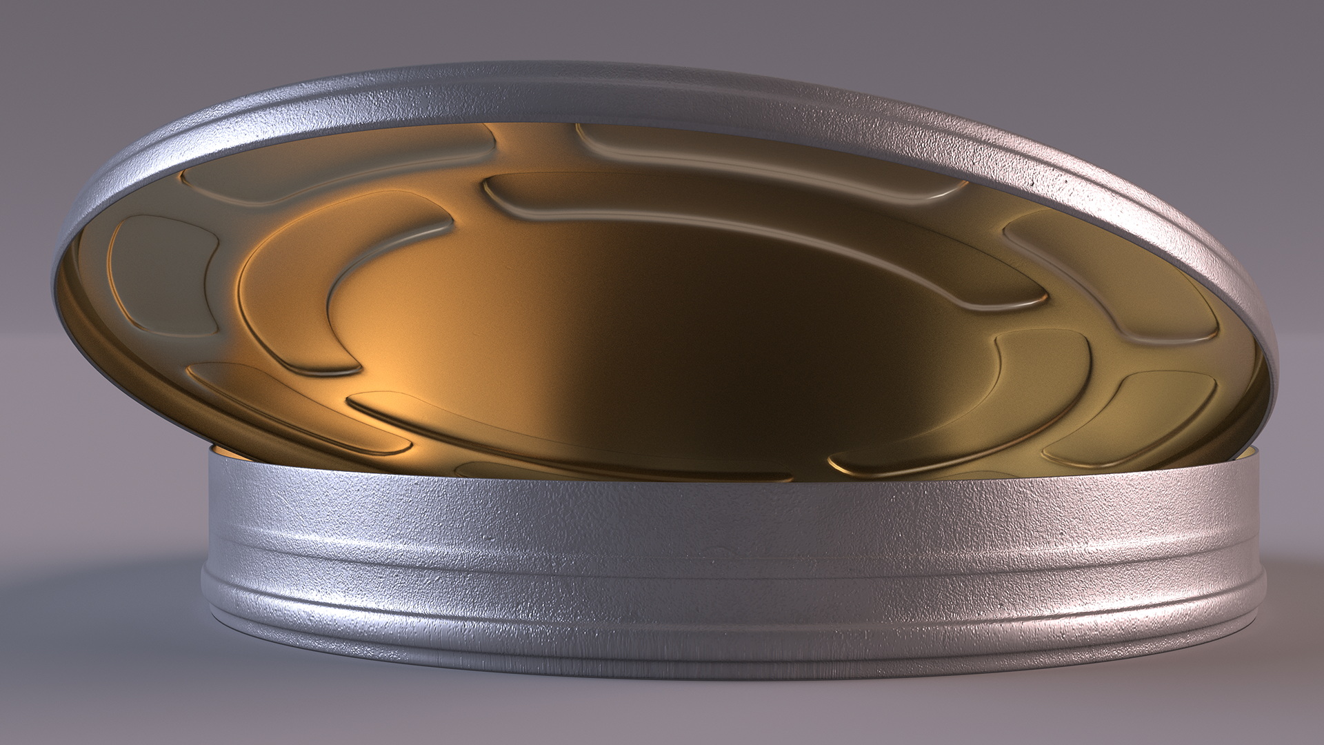 Vintage Movie Negative Film Reel Case 3D