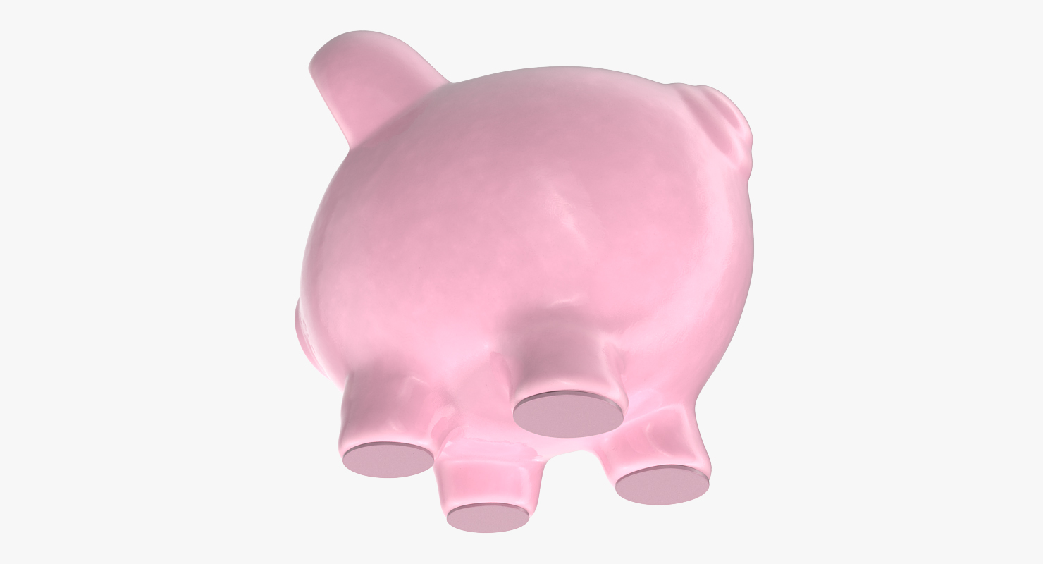 3D Ceramic Piggy Bank model