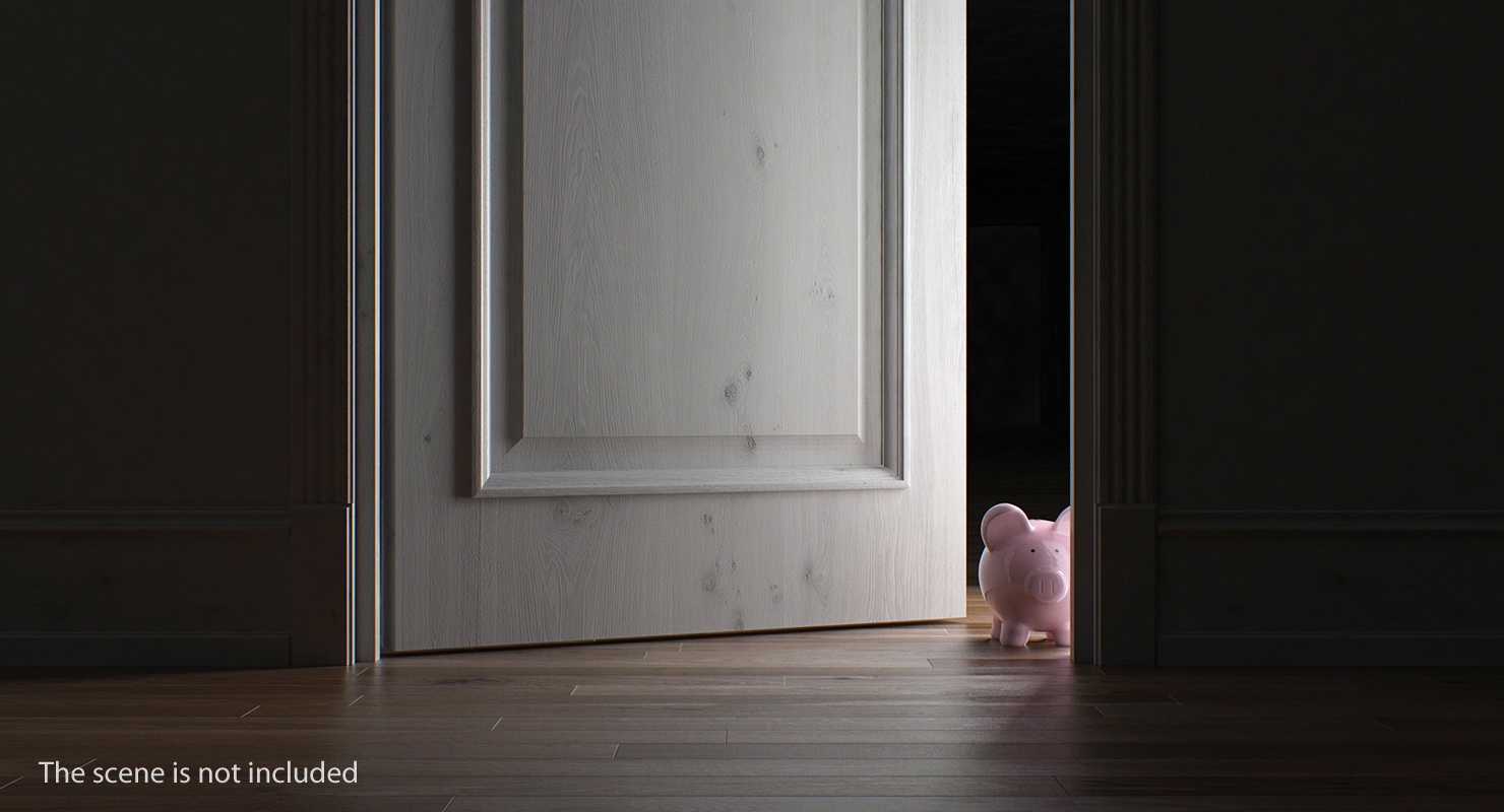 3D Ceramic Piggy Bank model