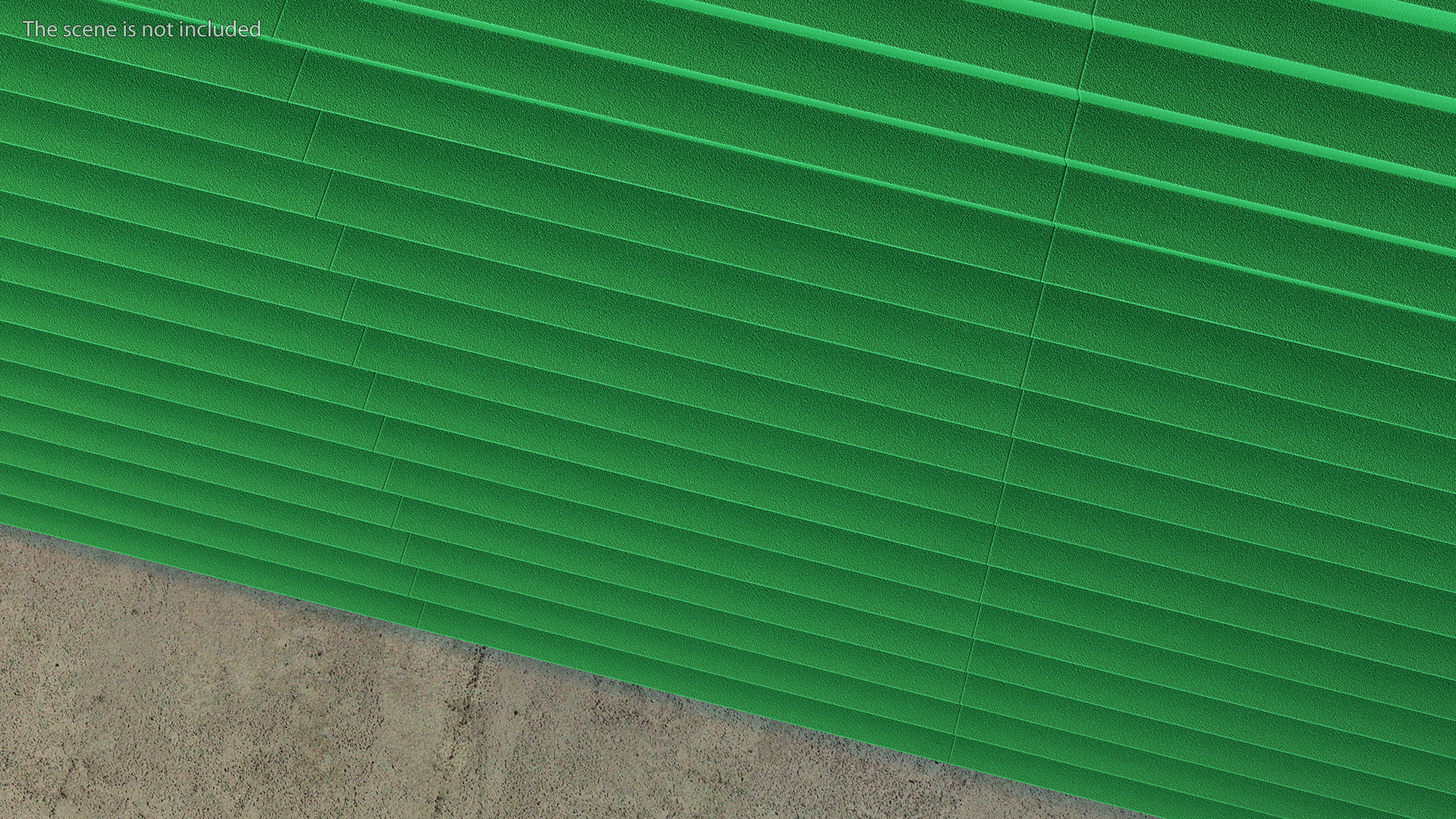 Sound Absorbing Panels Green Set 3D