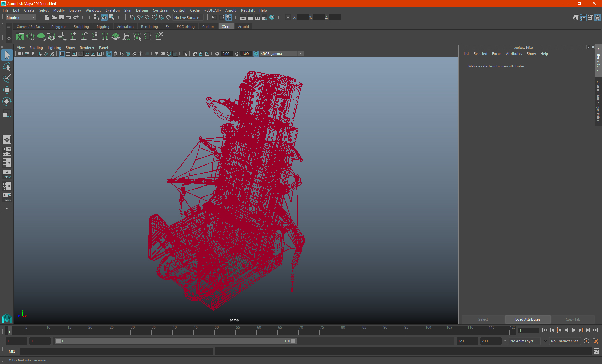 3D model Ejection Seat ACES 5