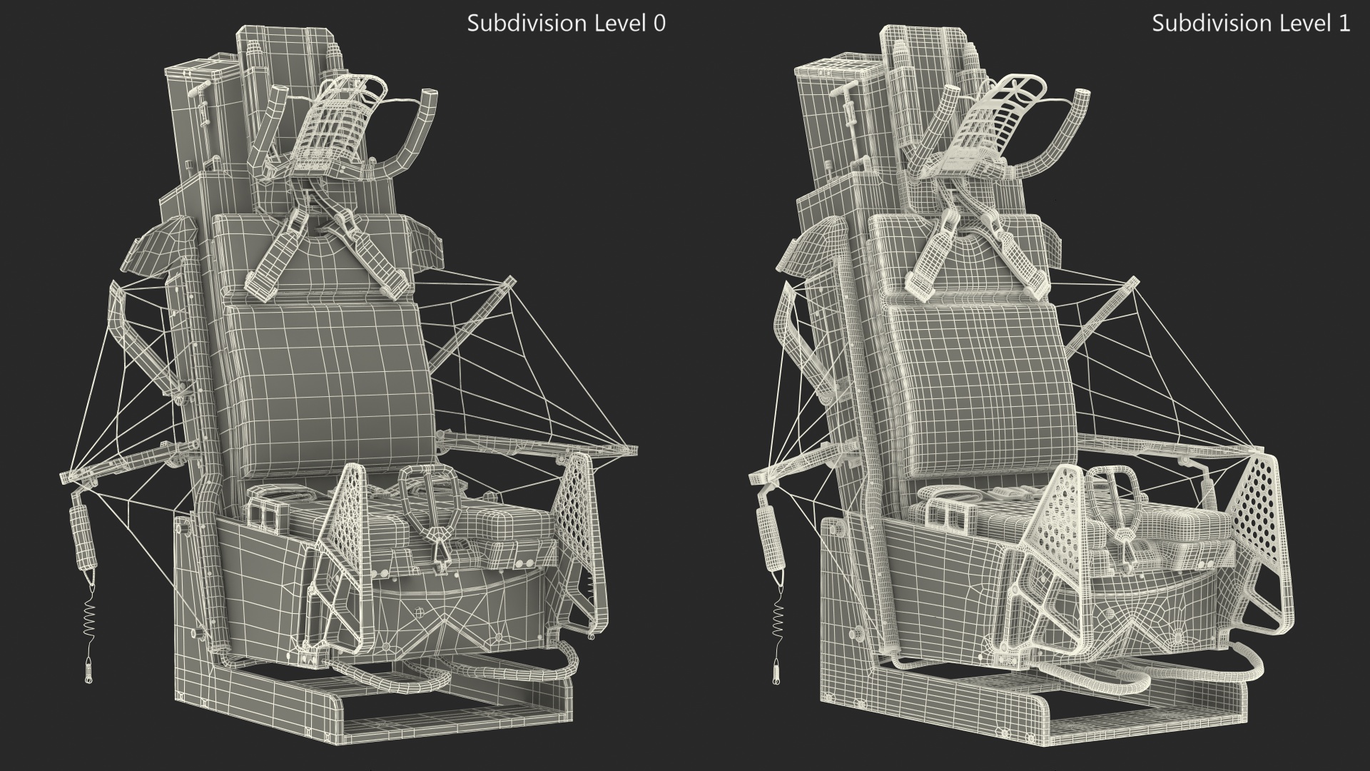 3D model Ejection Seat ACES 5