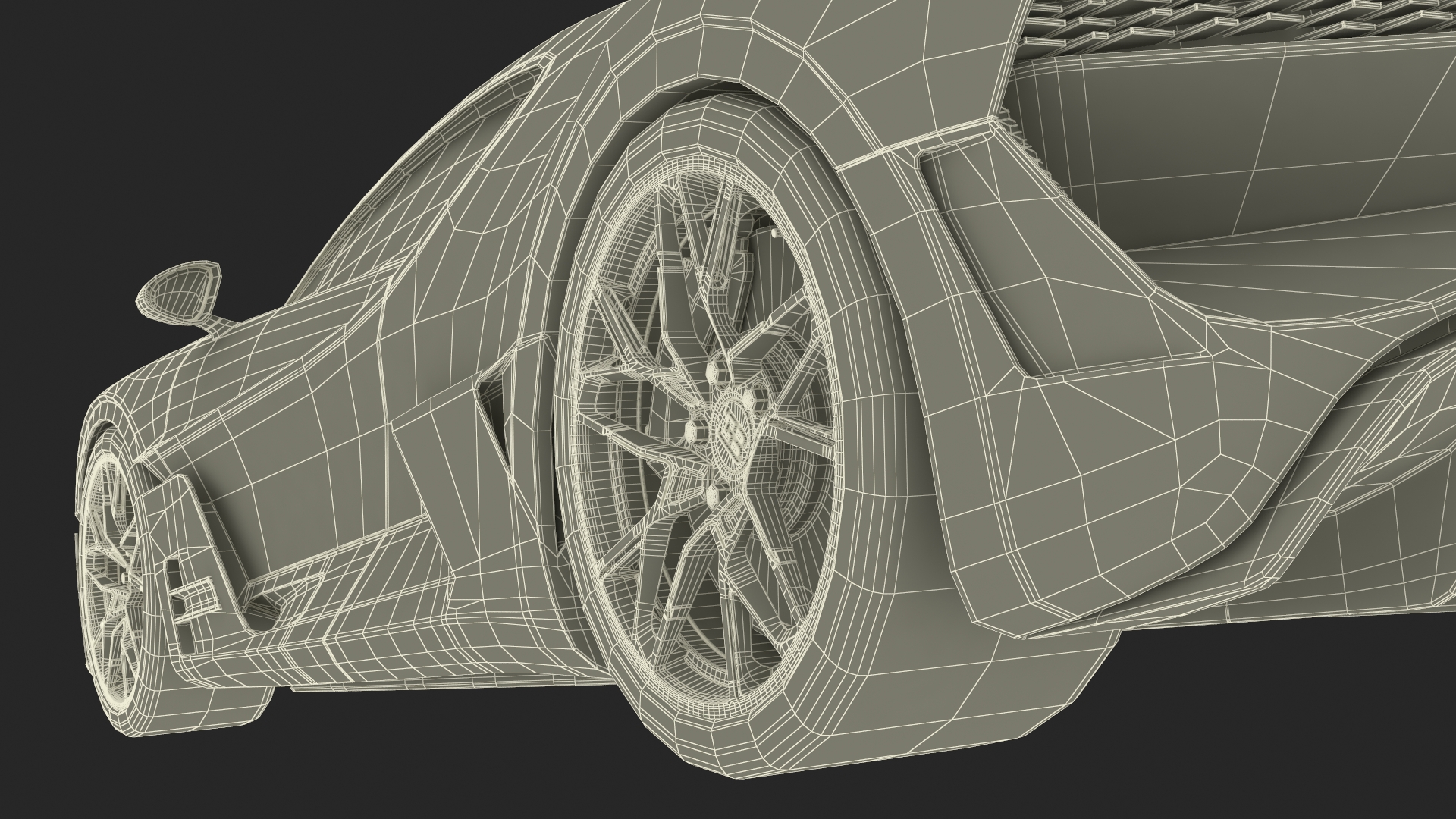 3D Bugatti Divo Black model
