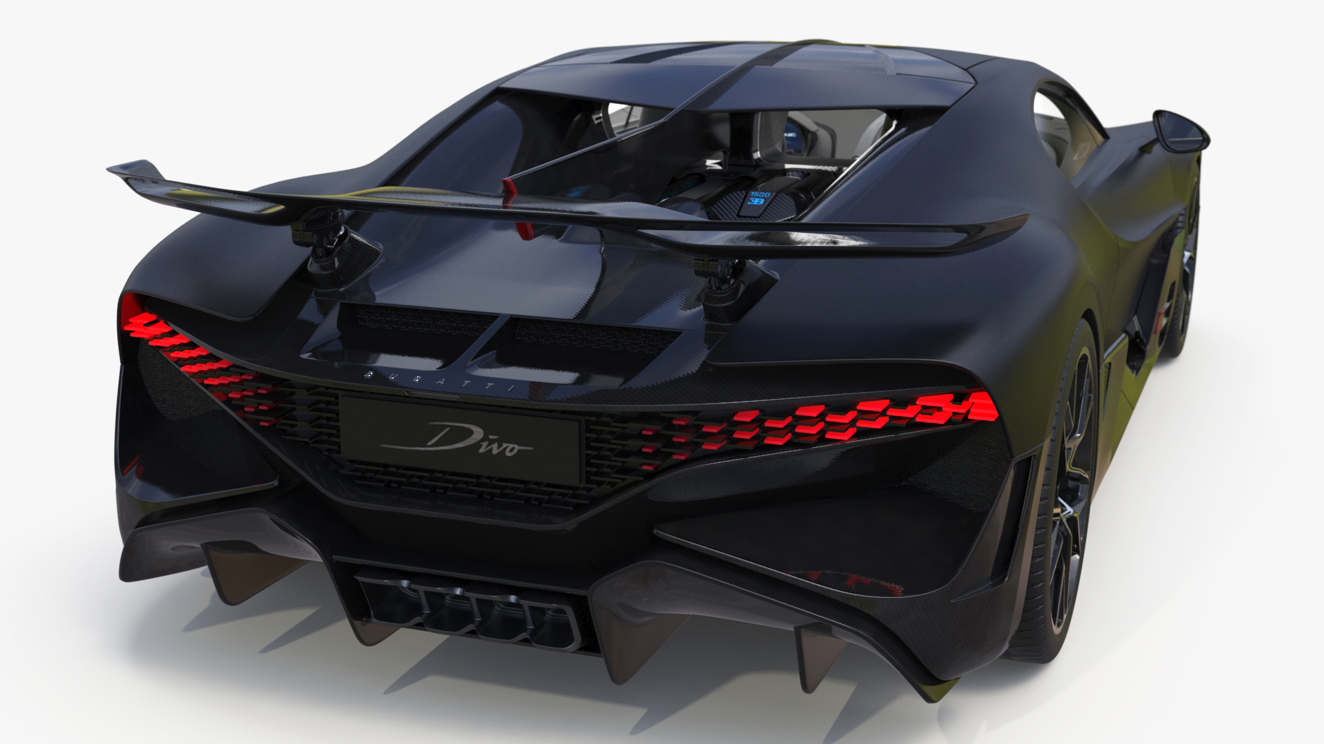 3D Bugatti Divo Black model