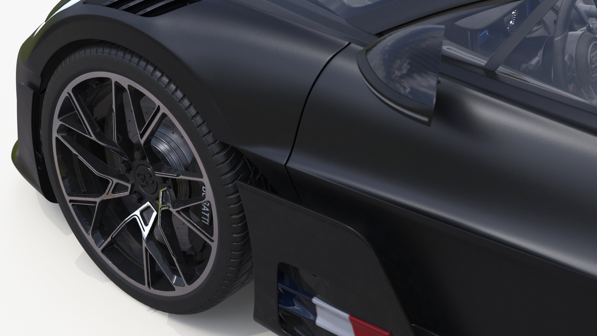 3D Bugatti Divo Black model