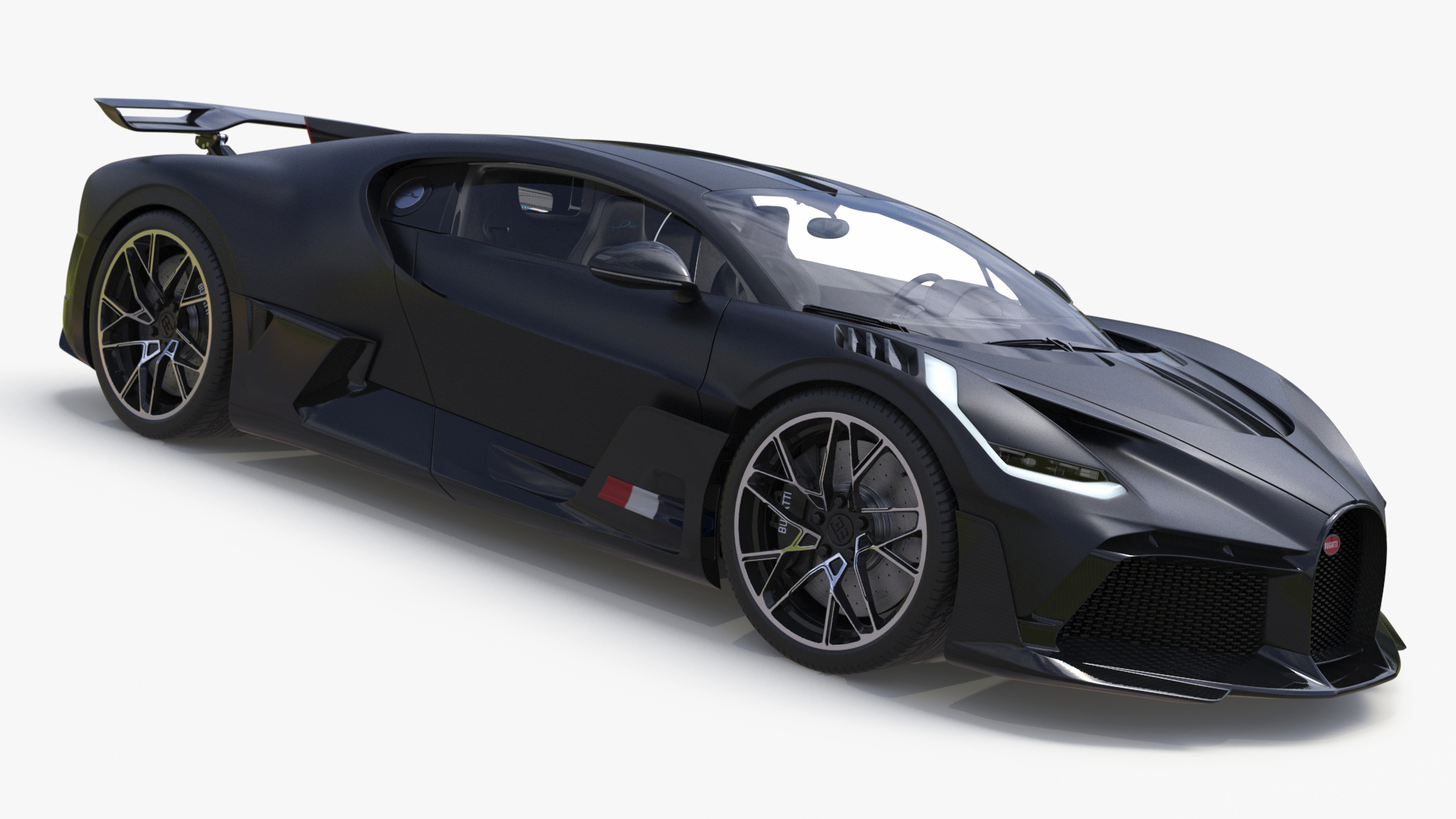 3D Bugatti Divo Black model