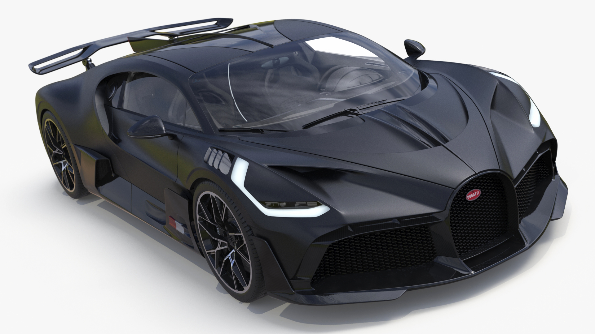 3D Bugatti Divo Black model