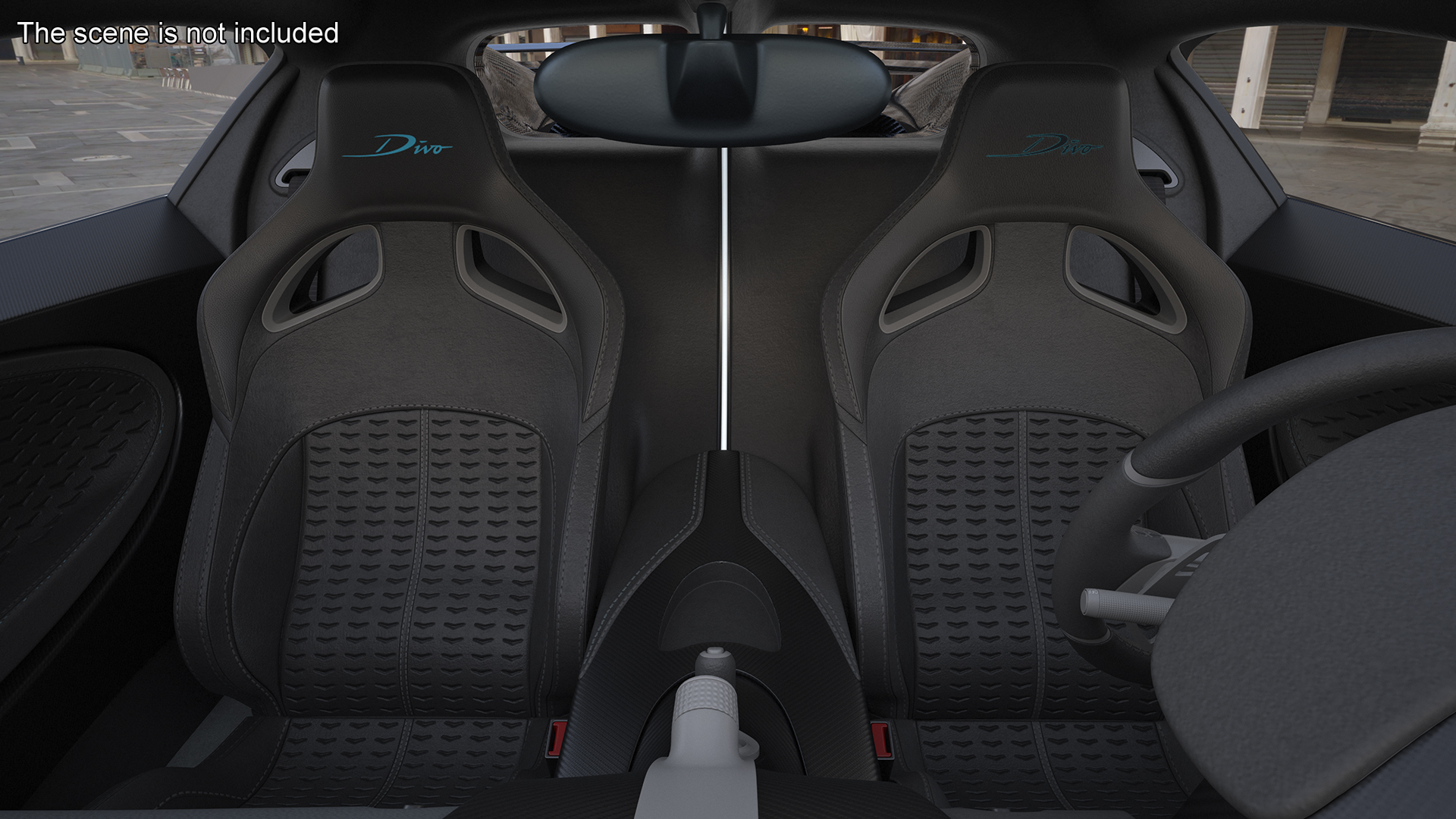 3D Bugatti Divo Black model