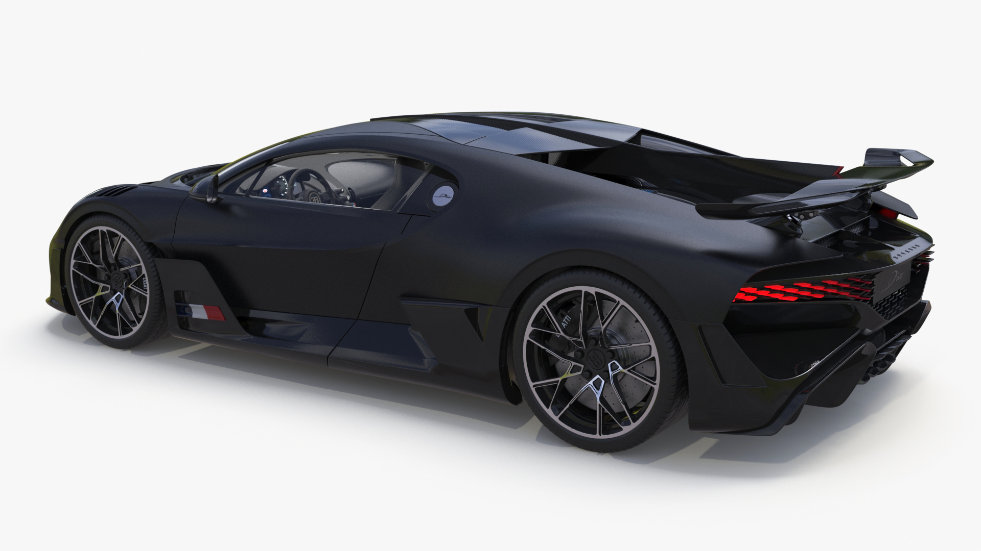 3D Bugatti Divo Black model