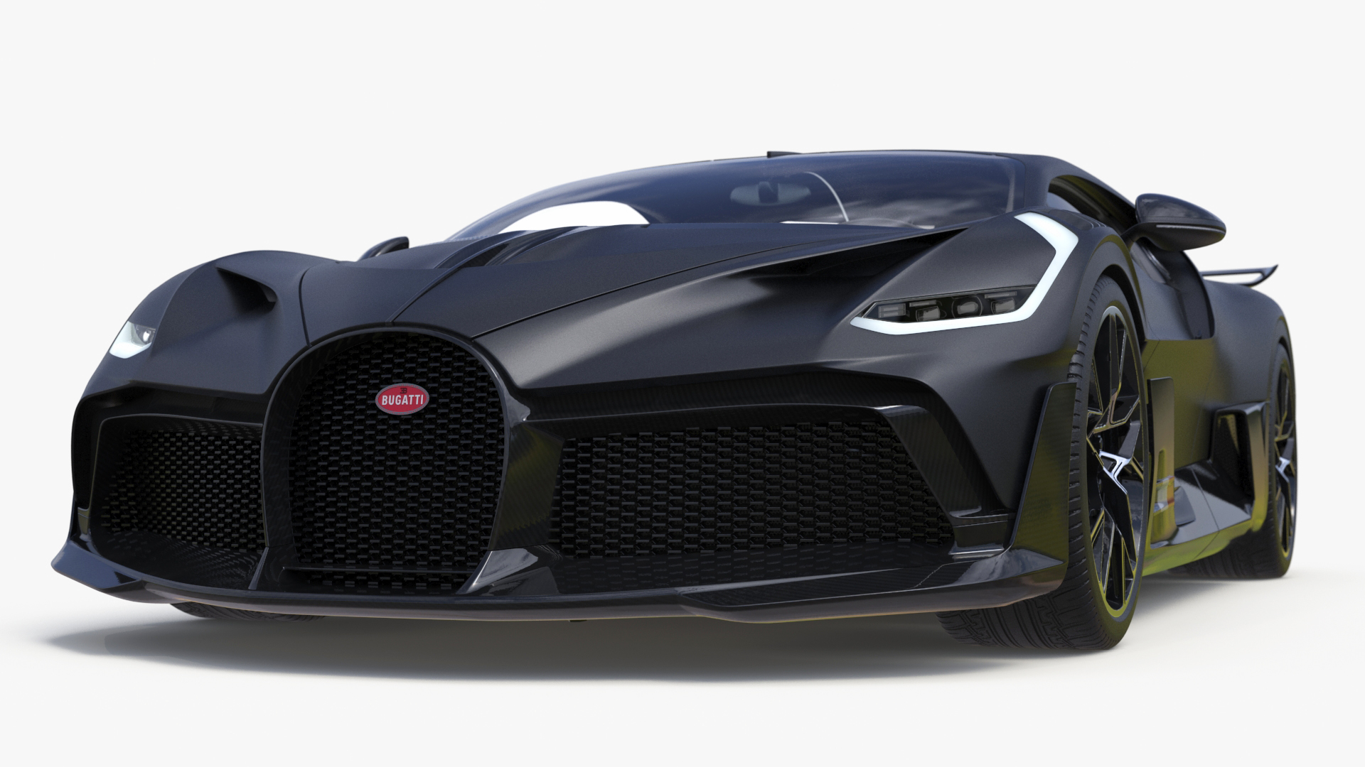 3D Bugatti Divo Black model