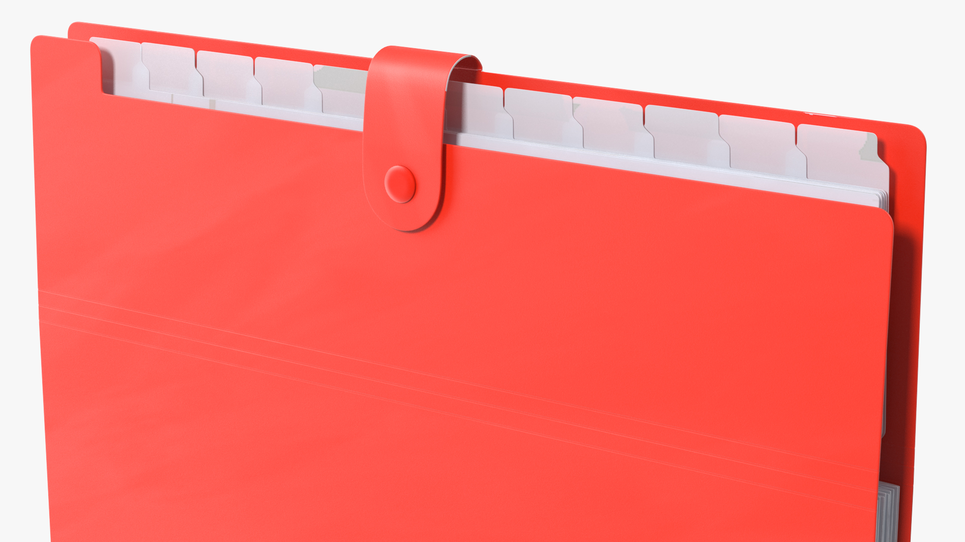 3D Plastic Pocket File Folder Closed model