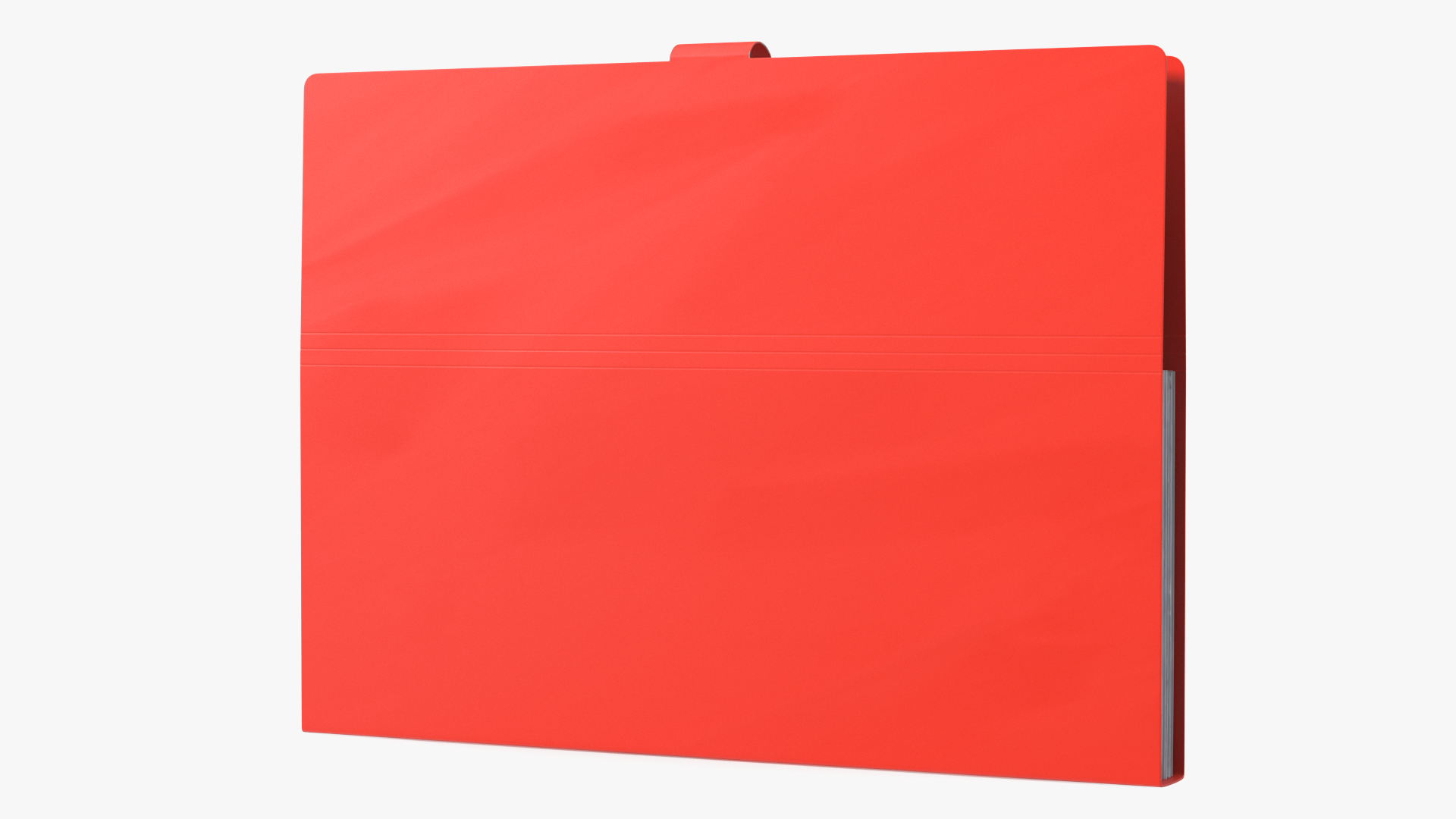 3D Plastic Pocket File Folder Closed model