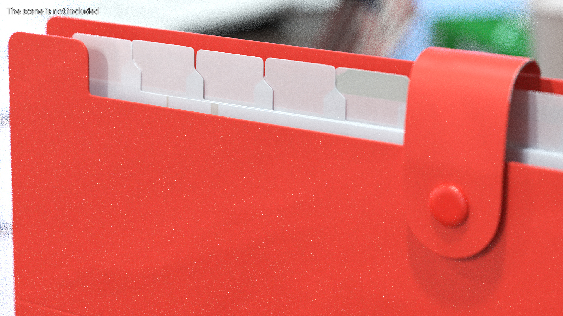 3D Plastic Pocket File Folder Closed model