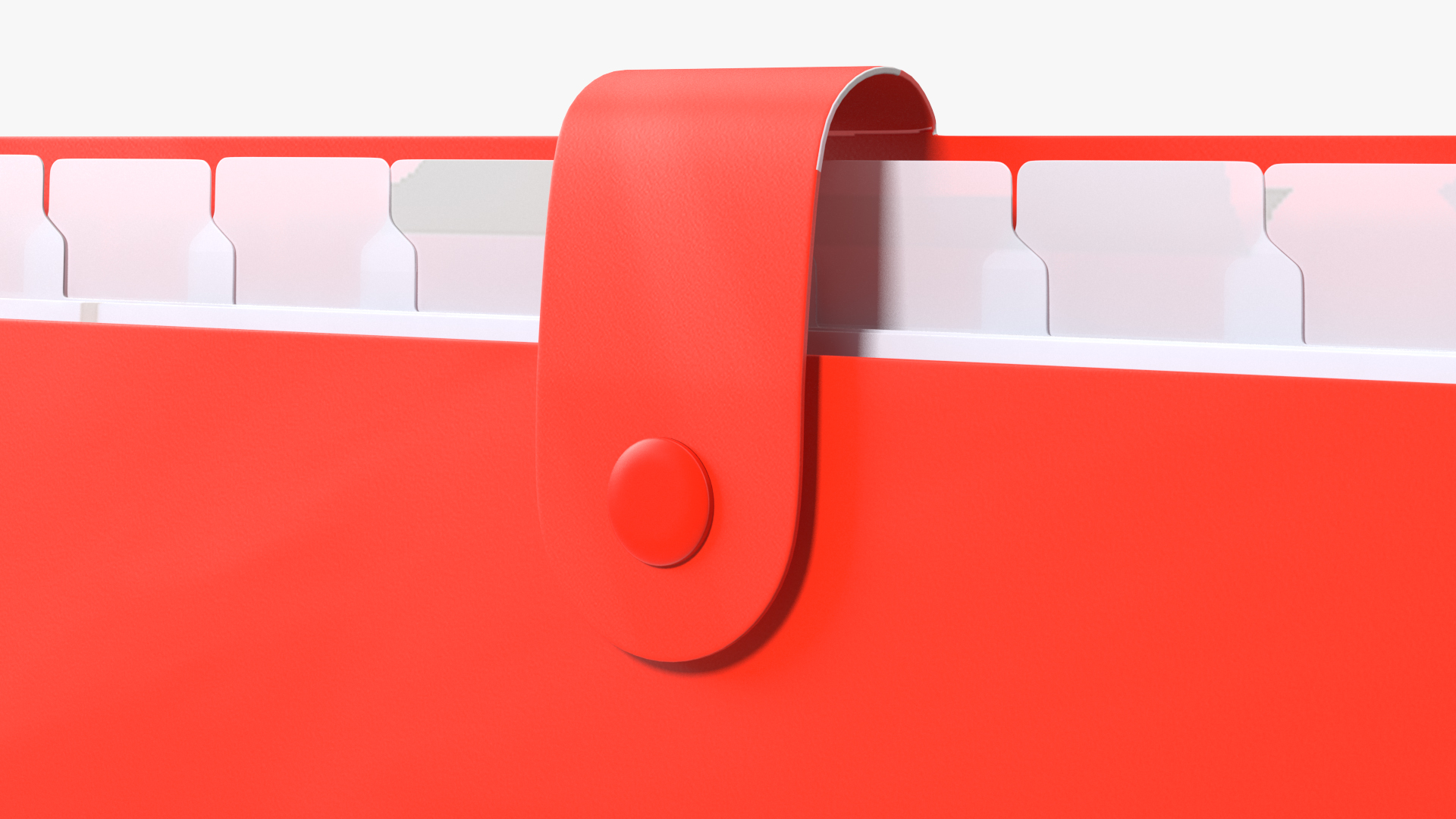 3D Plastic Pocket File Folder Closed model