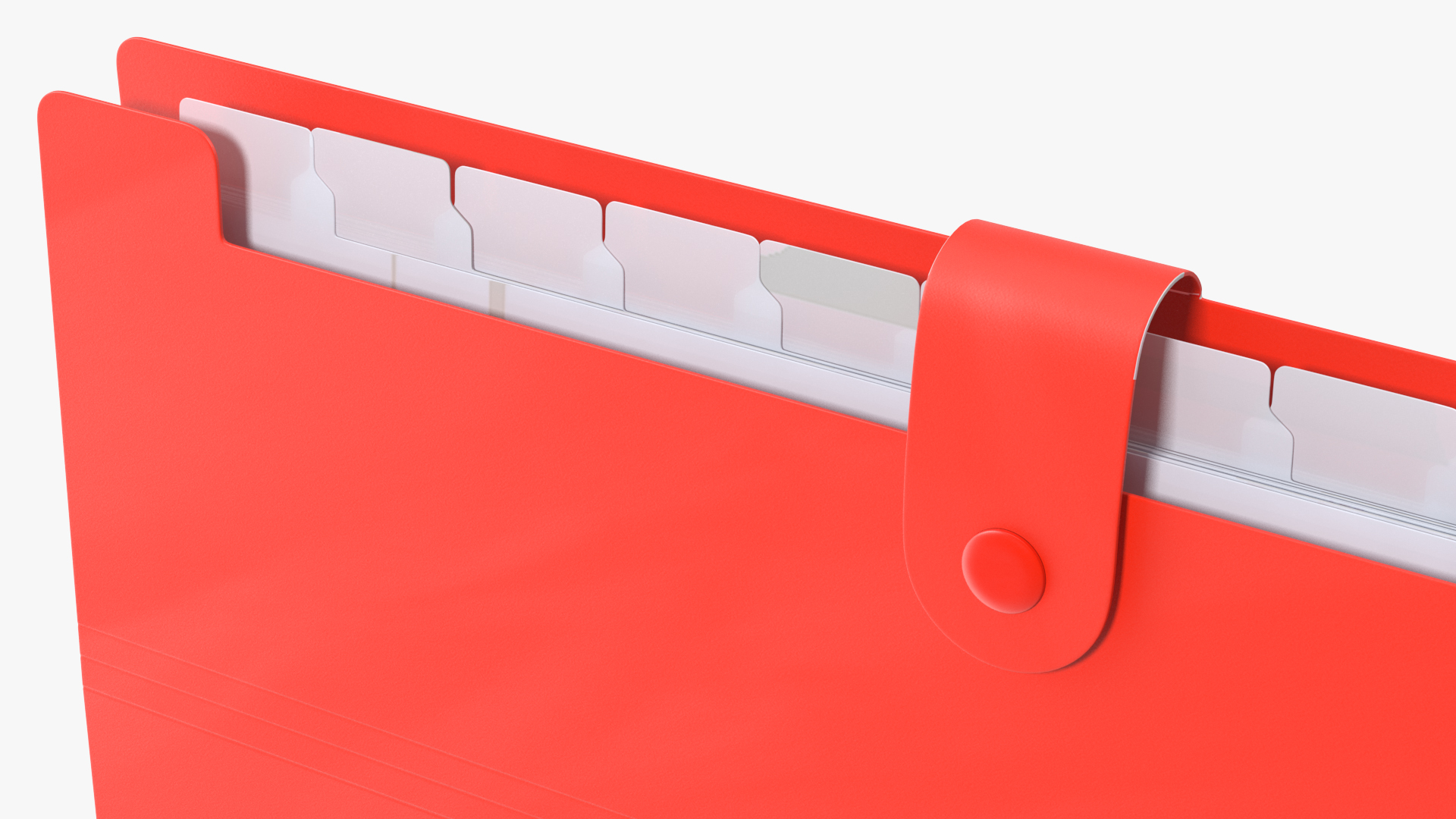 3D Plastic Pocket File Folder Closed model