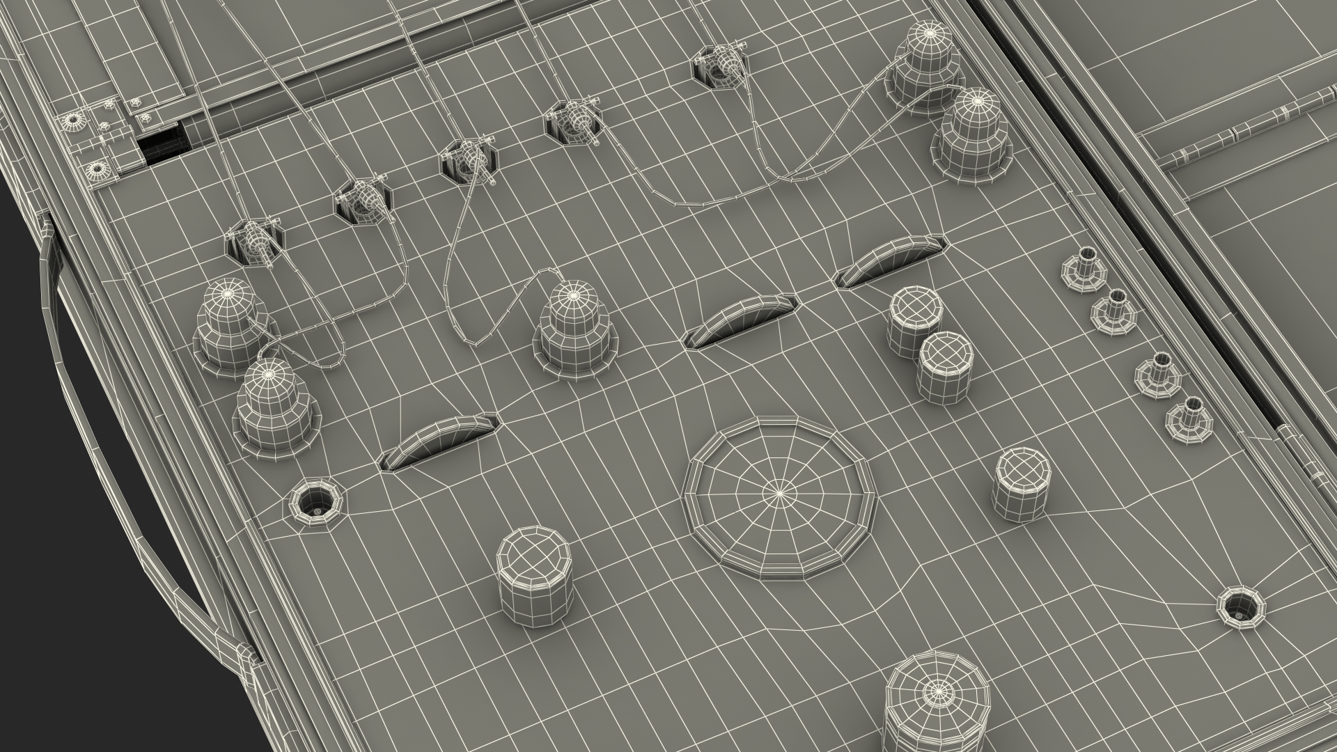 3D model Vintage Polygraph Machine