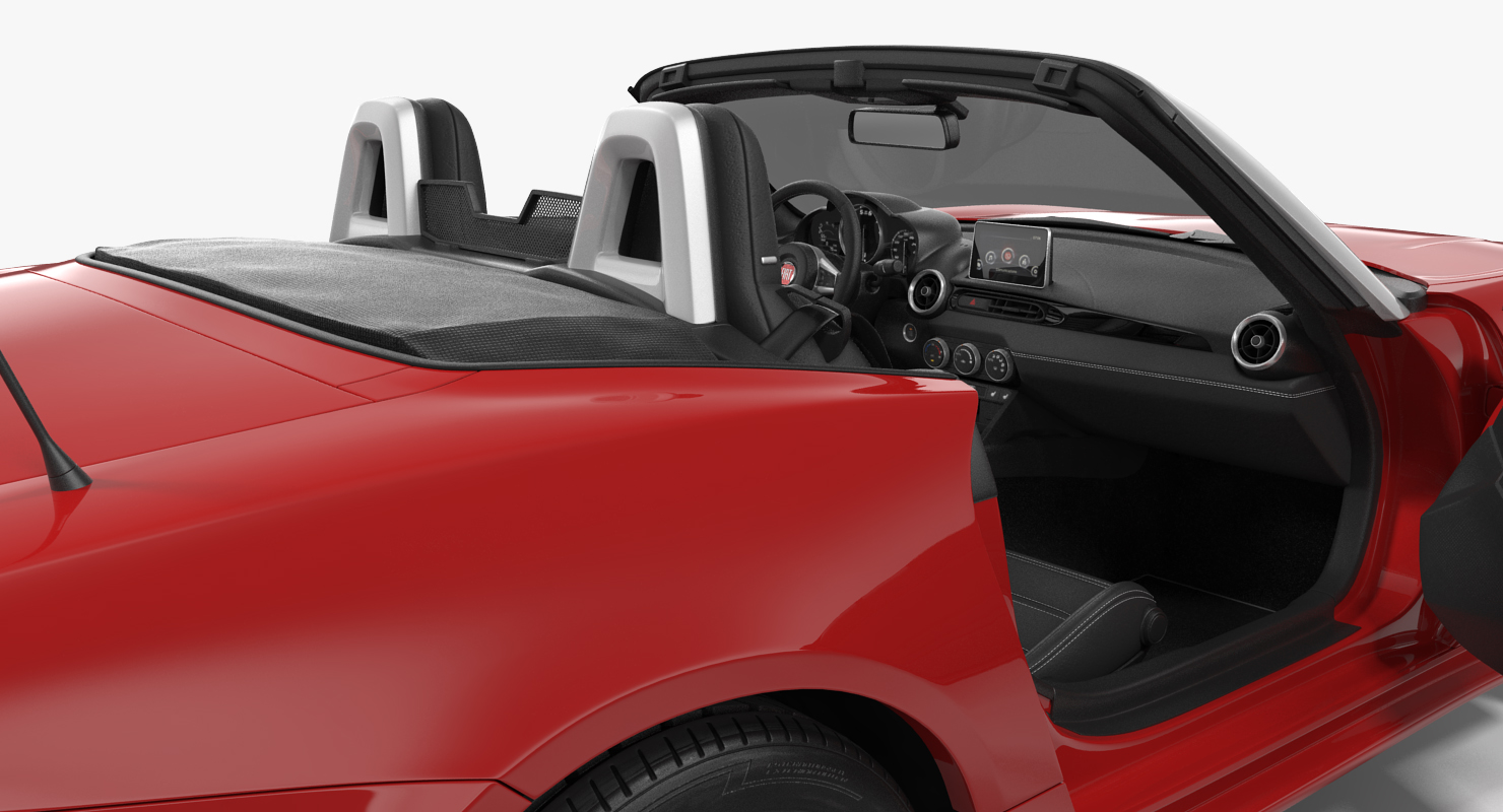 Fiat 124 Spider 2017 Rigged 3D