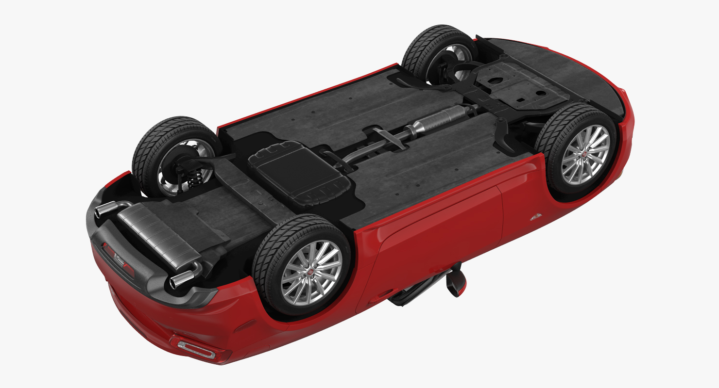 Fiat 124 Spider 2017 Rigged 3D