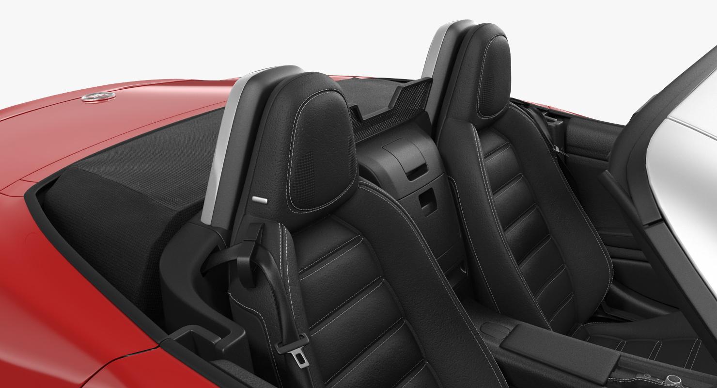 Fiat 124 Spider 2017 Rigged 3D