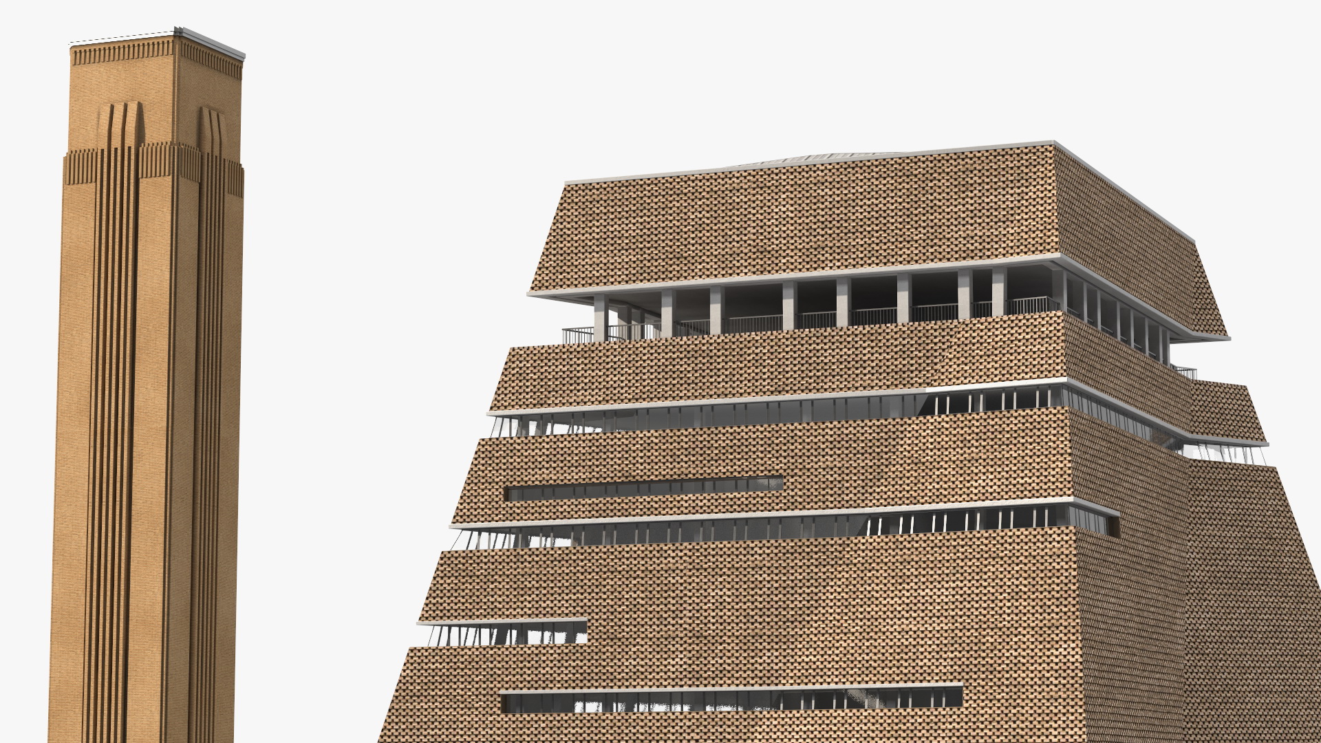 3D Tate Modern Art Gallery model